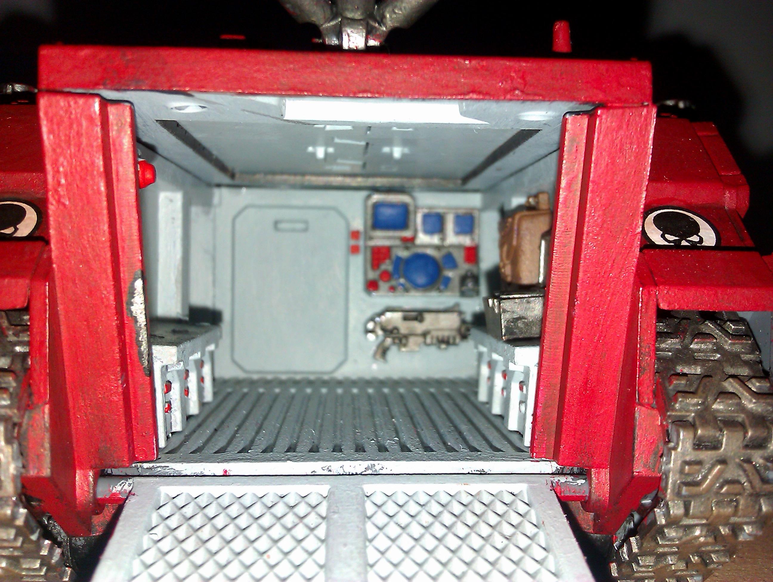 Blood Angels, Interior, Rhino, Washed