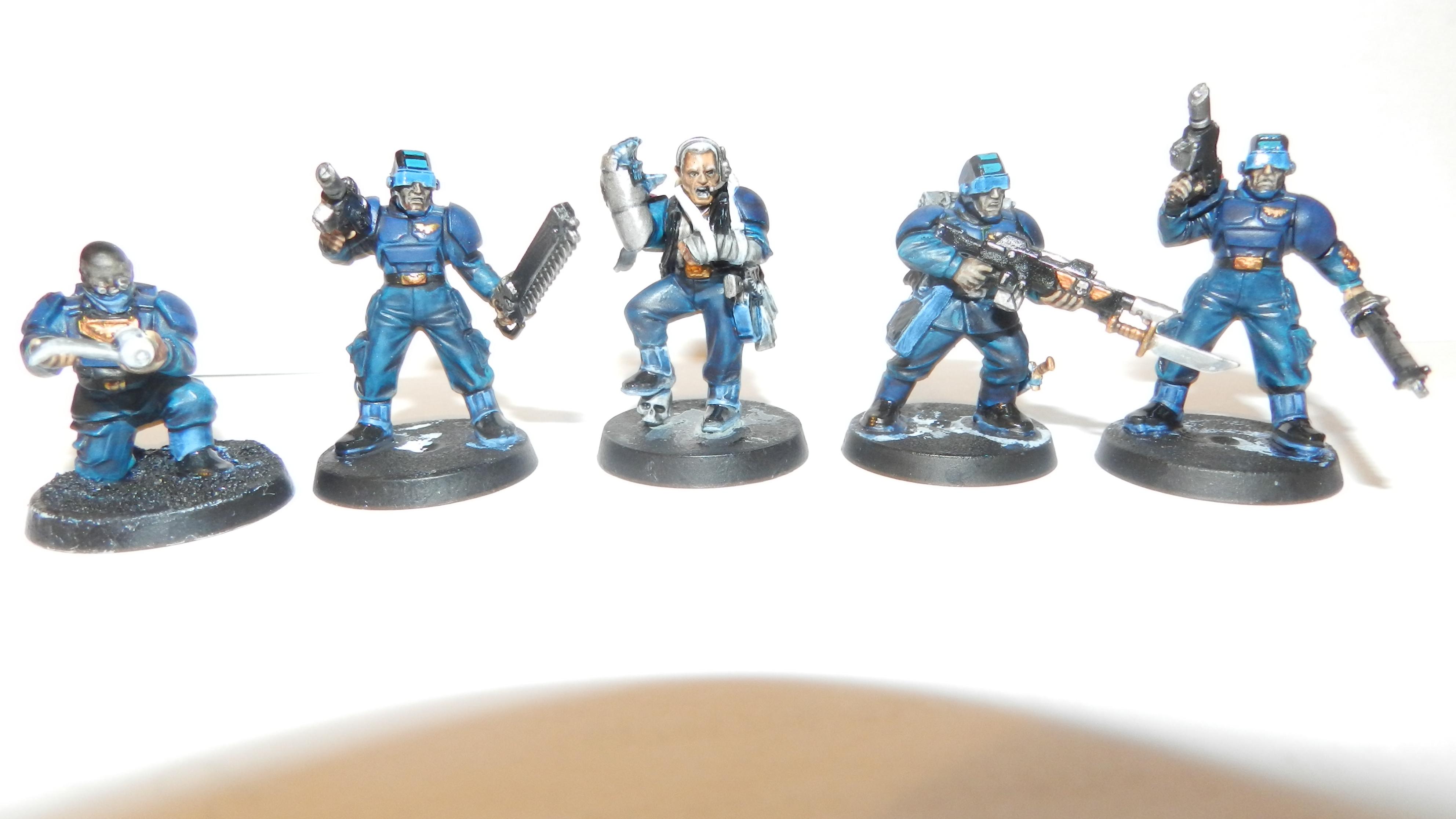 Cadians, Command Squad, Elyssian, Imperial Guard