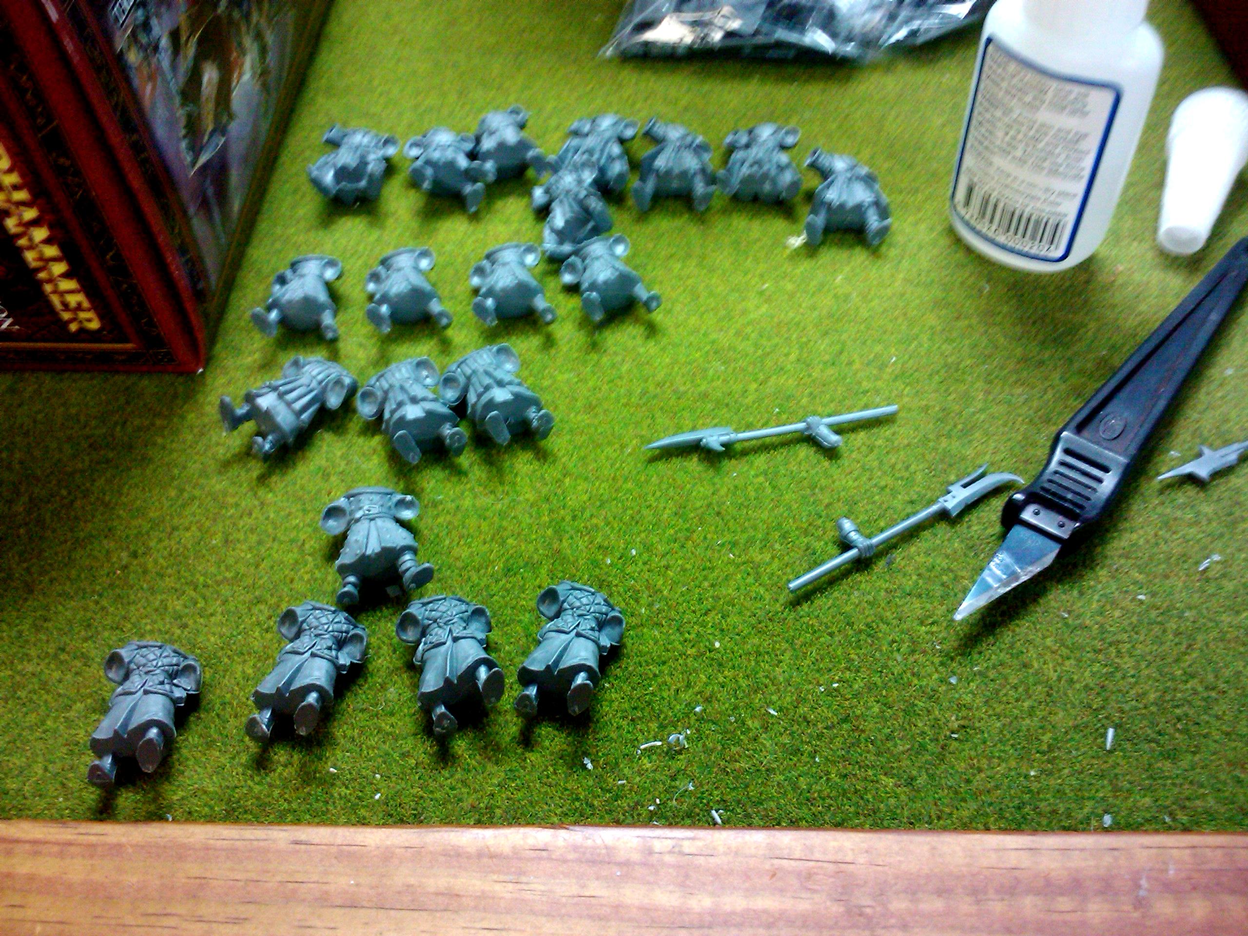 Archers, Bretonnians, Build, Grail, Hobby, Knights, Men At Arms, Painting, Peasant, Pegasus, Warhammer Fantasy, Wf