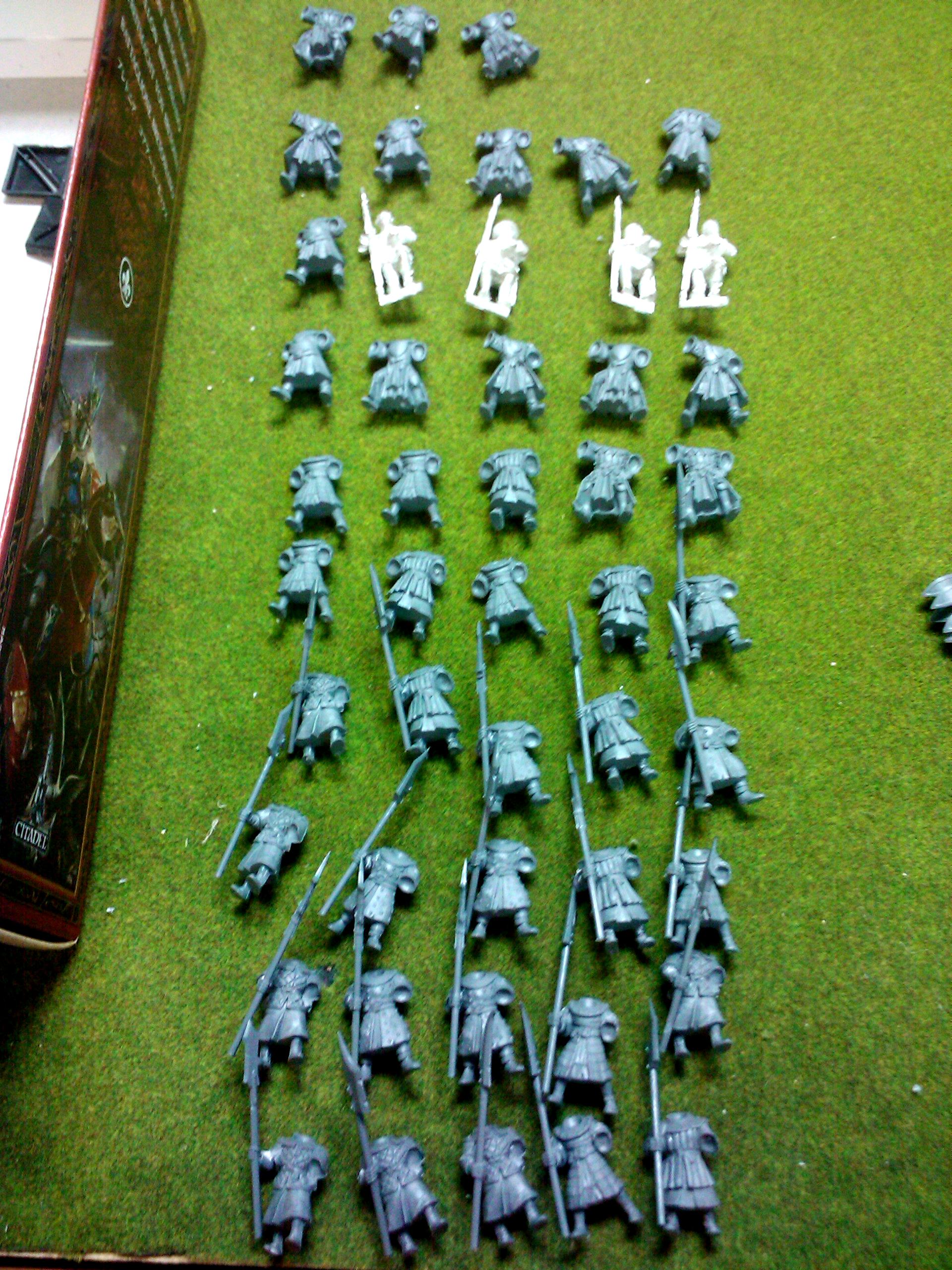 Archers, Bretonnians, Build, Grail, Hobby, Knights, Men At Arms, Painting, Peasant, Pegasus, Warhammer Fantasy, Wf