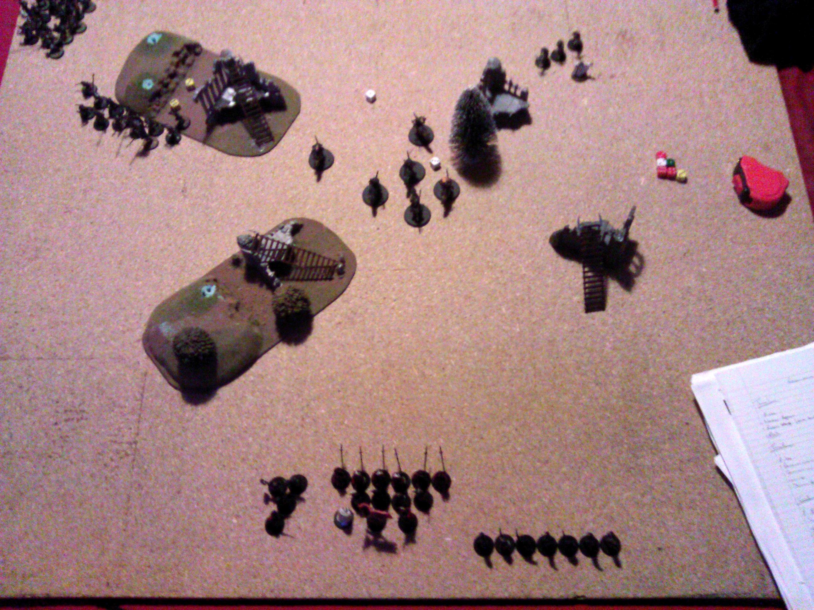 Minas Tirith Vs Isengard 500pts - End of Turn 3
