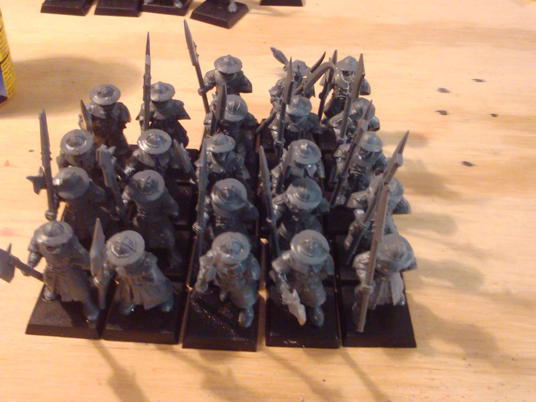 Archers, Bretonnians, Build, Grail, Hobby, Knights, Men At Arms, Painting, Peasant, Pegasus, Warhammer Fantasy, Wf