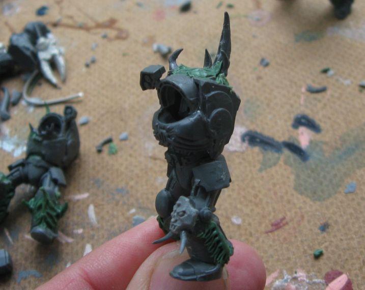 Assault Terminators, Chaos, Chaos Space Marines, Conversion, Work In Progress
