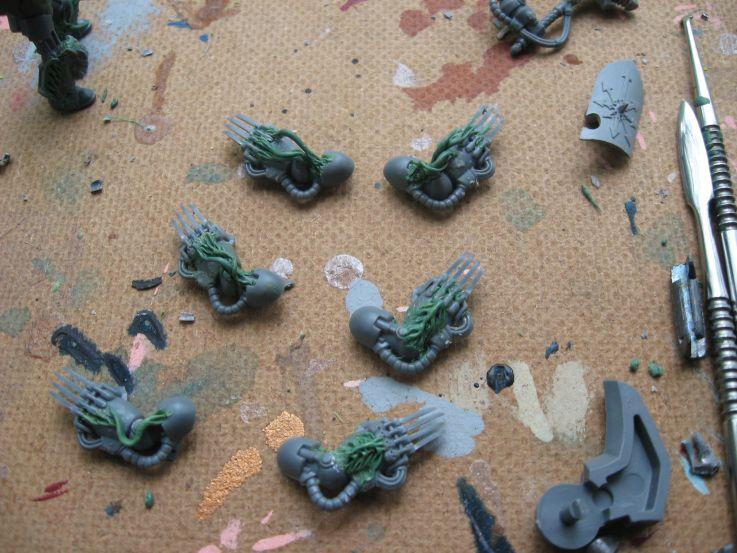 Assault Terminators, Chaos, Chaos Space Marines, Conversion, Work In Progress