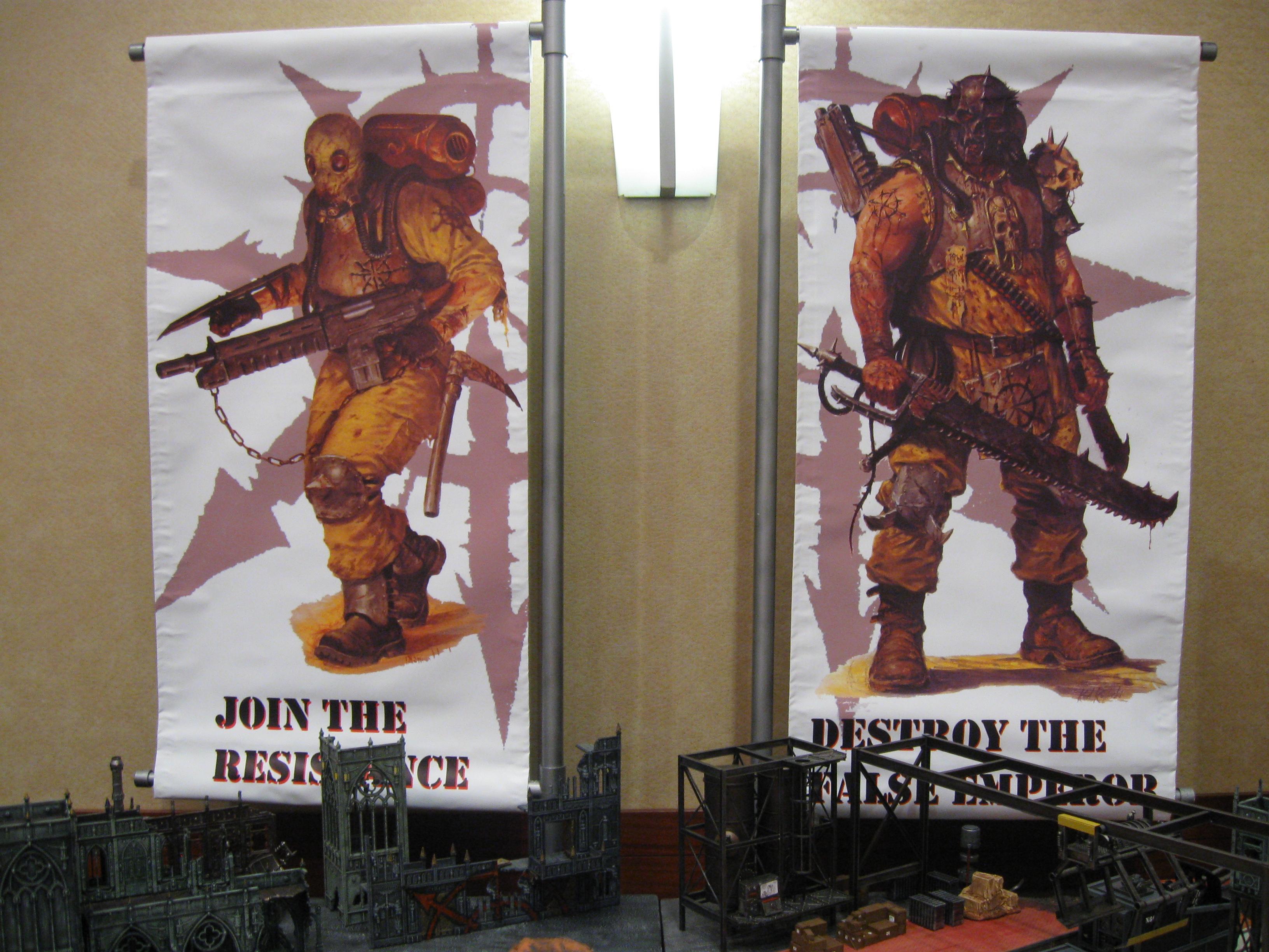 Adepticon 2012, Banner, Chaos, Display Board, Ruins, Warhammer 40,000