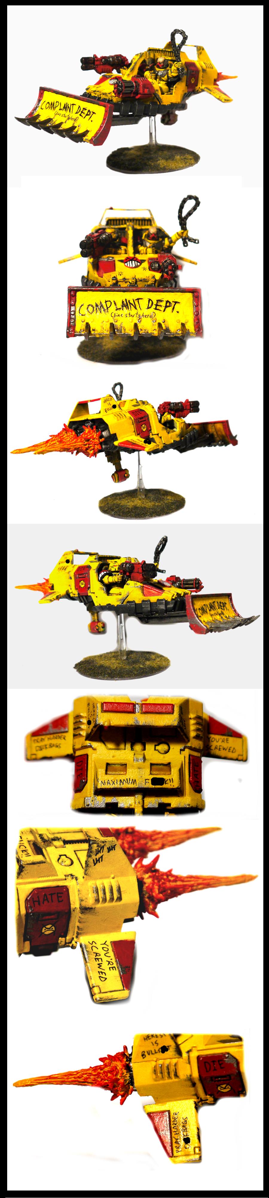 Angry Marines, Complaint Department, Humor, Land Speeder