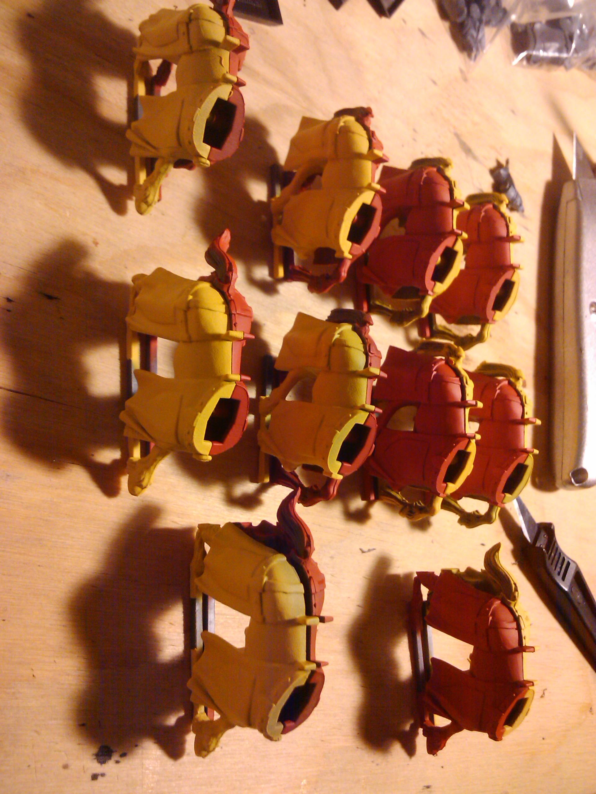 Archers, Bretonnians, Build, Grail, Hobby, Knights, Men At Arms, Painting, Peasant, Pegasus, Warhammer Fantasy, Wf