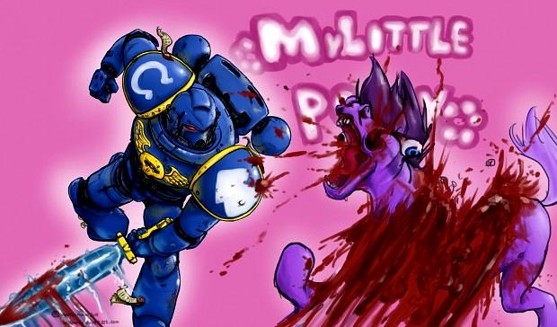 Awesome, Humor, My Little Pony, Space Marines