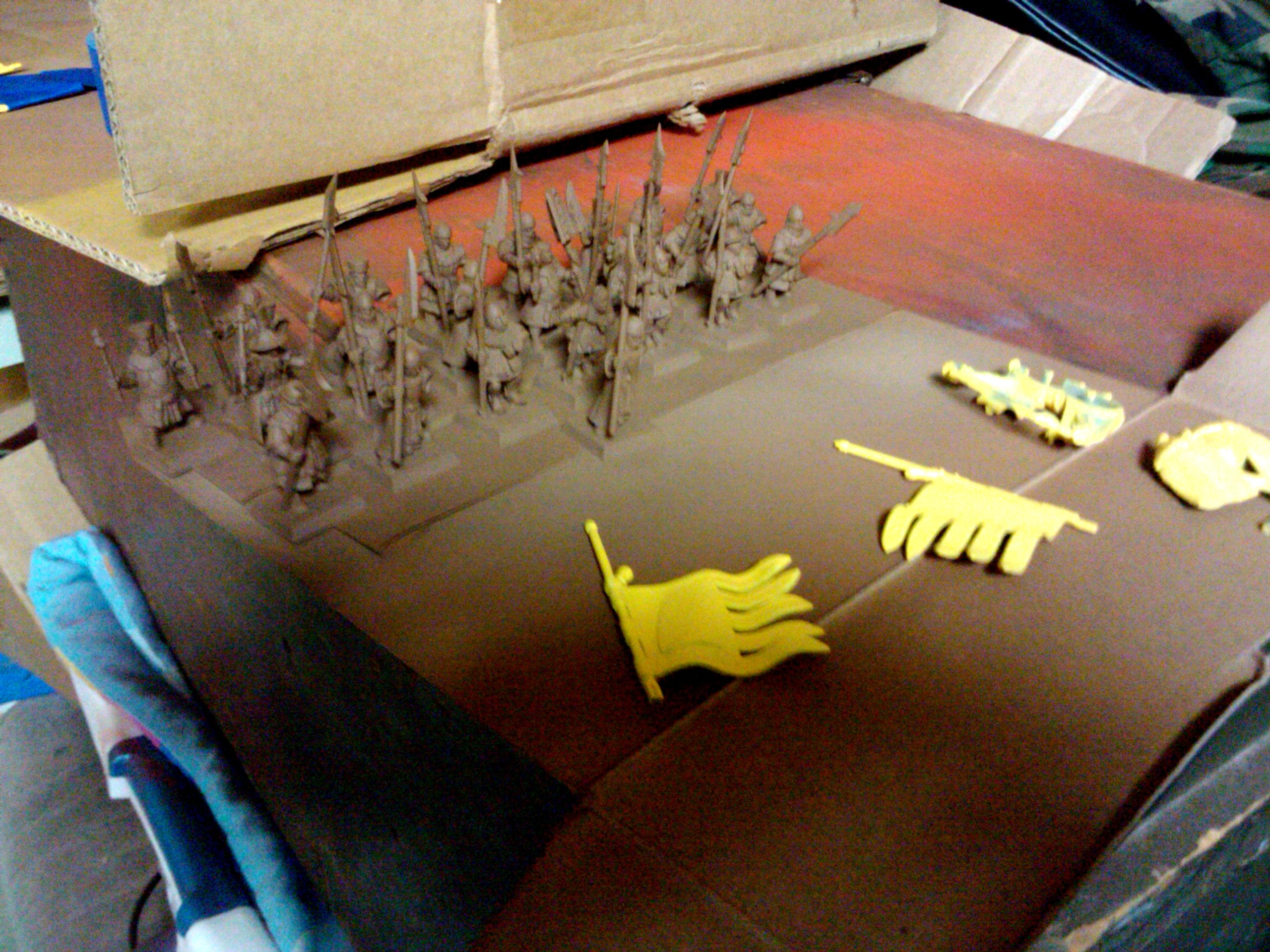 Archers, Bretonnians, Build, Grail, Hobby, Knights, Men At Arms, Painting, Peasant, Pegasus, Warhammer Fantasy, Wf