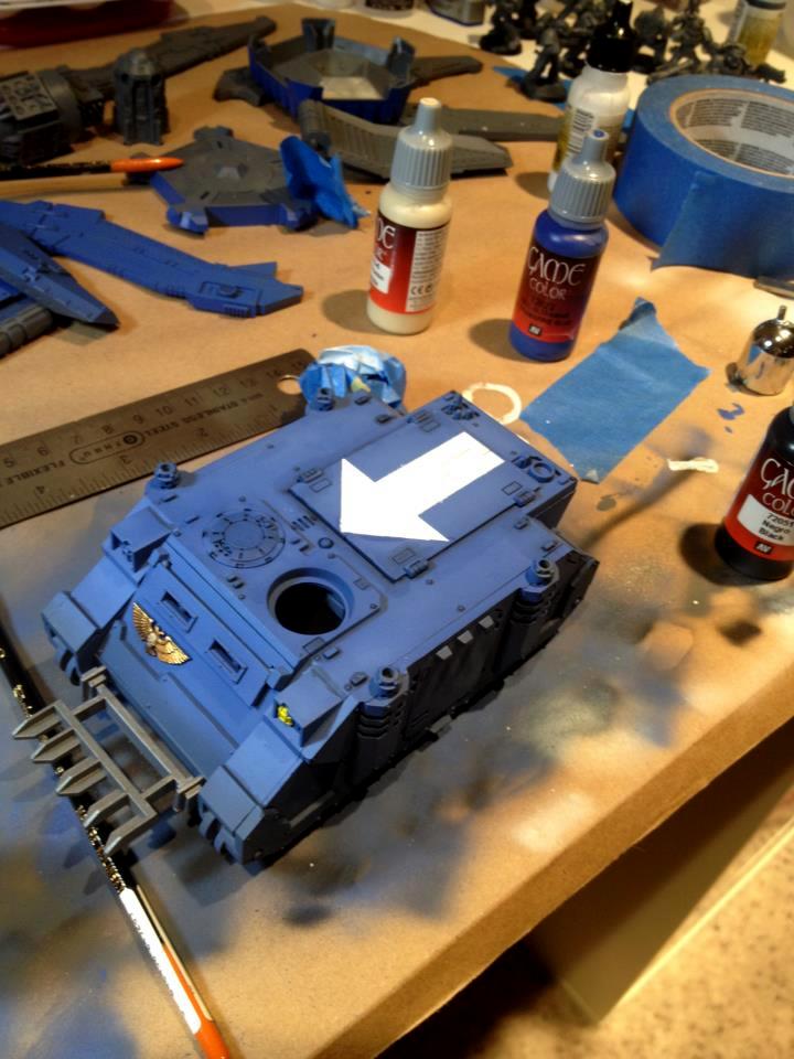 Rhino, Space Marines, Tactical Squad, Ultramarines