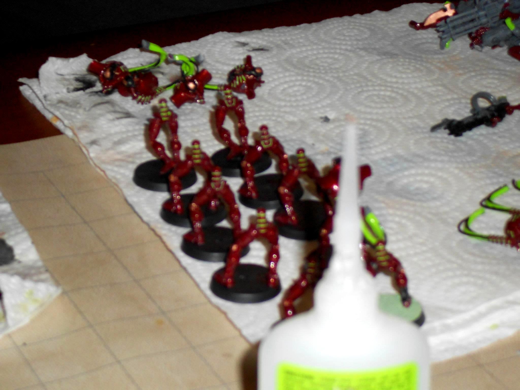 Necrons, Non Metal, Red