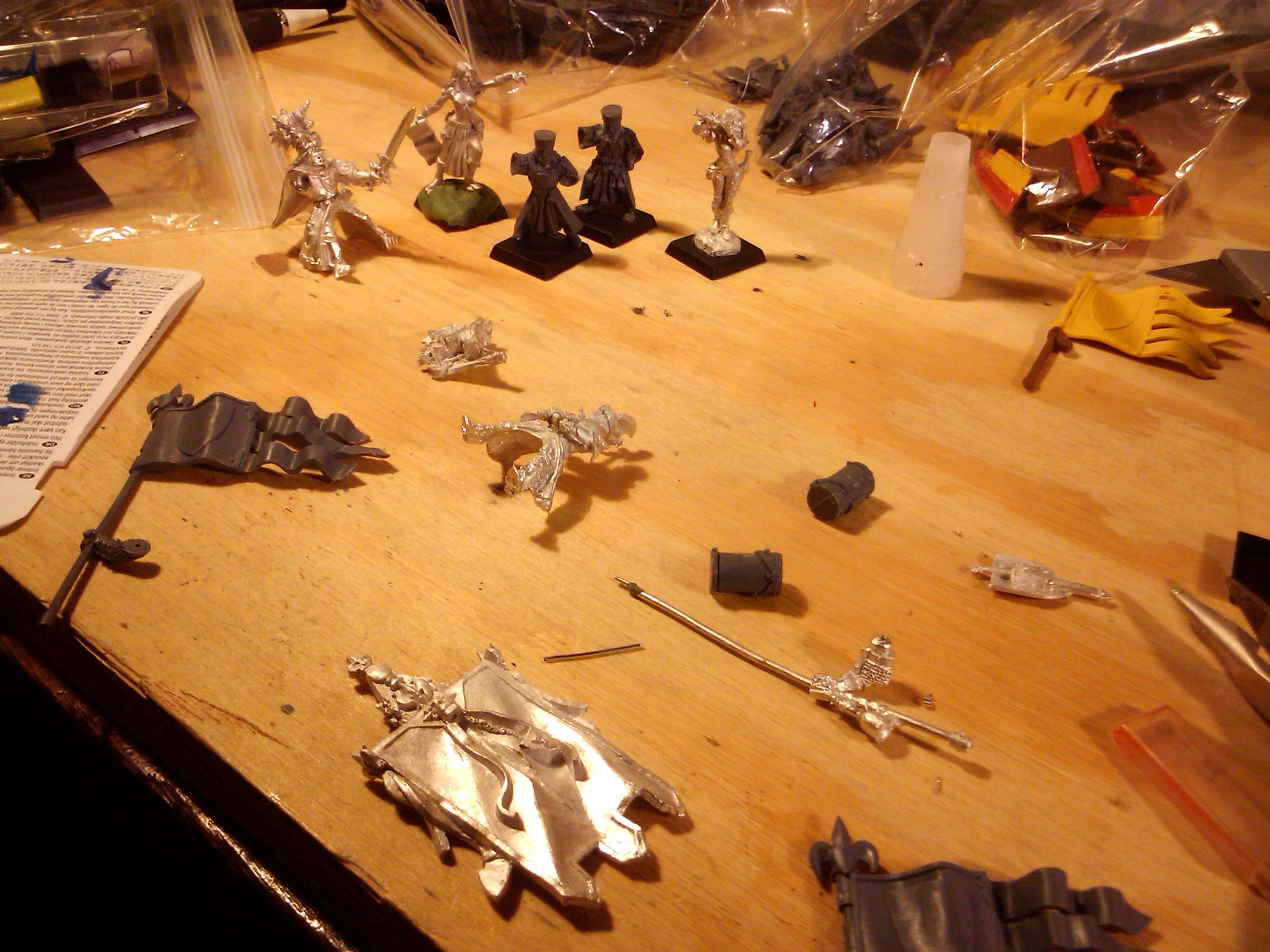 Archers, Bretonnians, Build, Grail, Hobby, Knights, Men At Arms, Painting, Peasant, Pegasus, Warhammer Fantasy, Wf