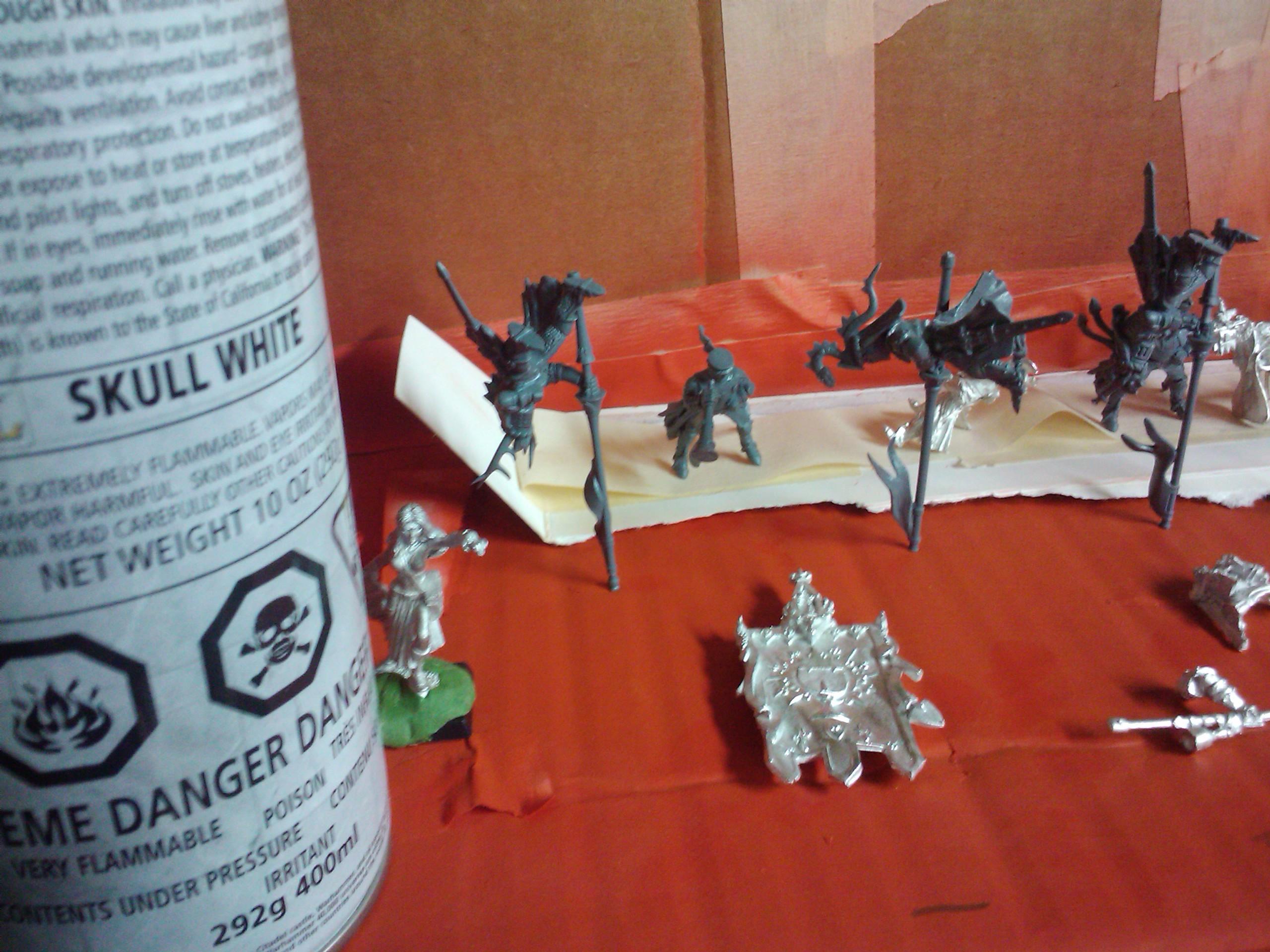 Archers, Bretonnians, Build, Grail, Hobby, Knights, Men At Arms, Painting, Peasant, Pegasus, Warhammer Fantasy, Wf