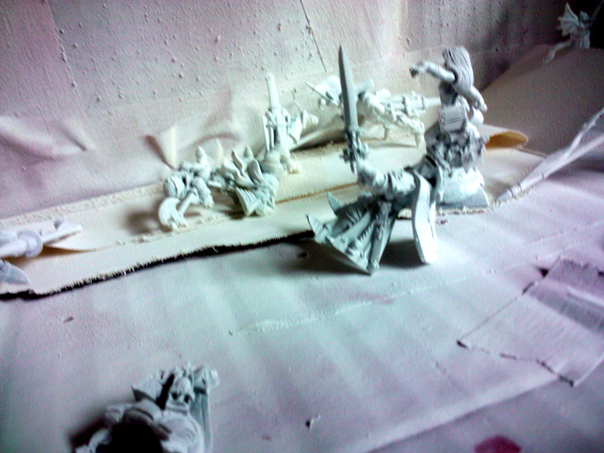 Archers, Bretonnians, Build, Grail, Hobby, Knights, Men At Arms, Painting, Peasant, Pegasus, Warhammer Fantasy, Wf