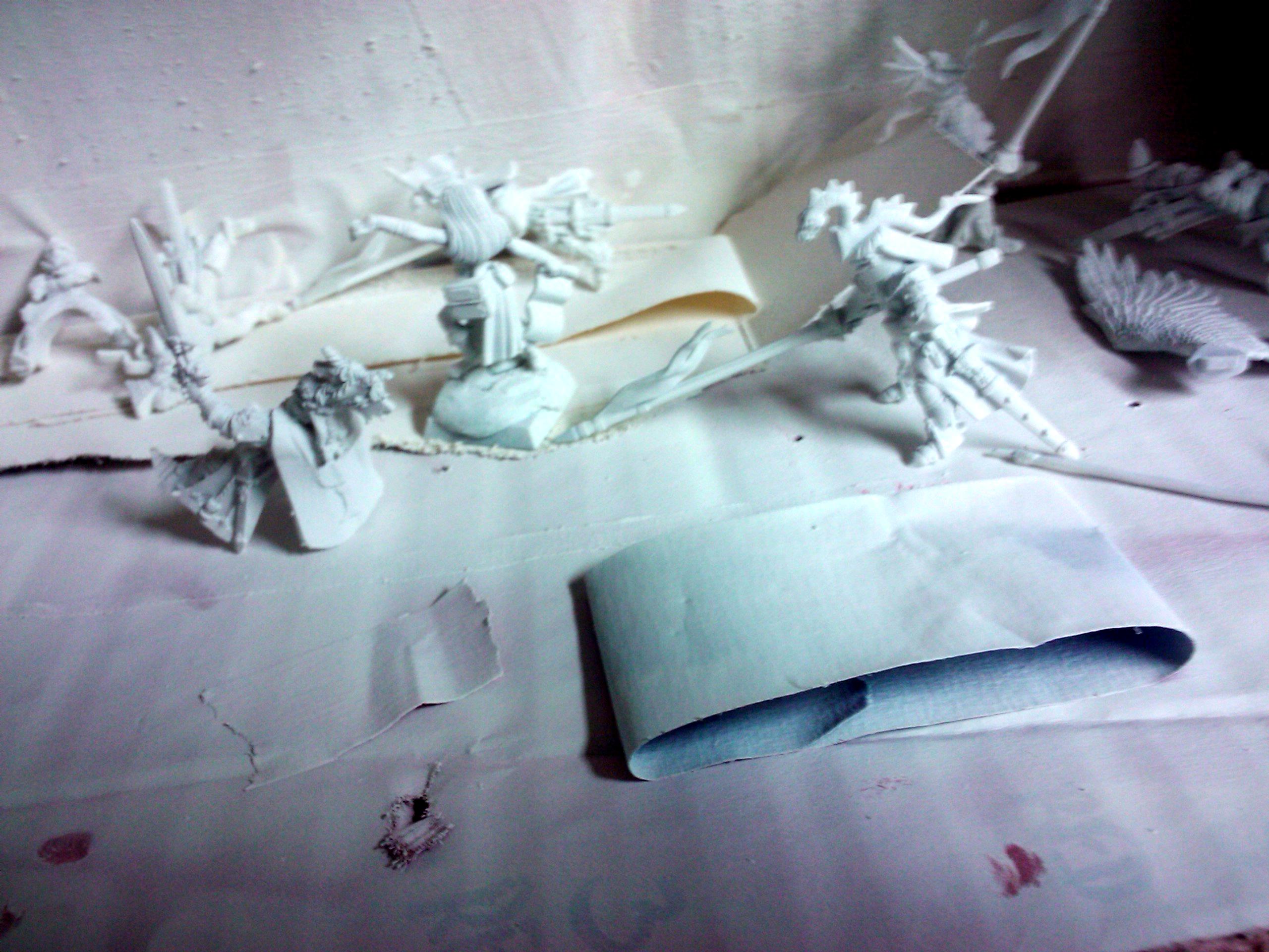 Archers, Bretonnians, Build, Grail, Hobby, Knights, Men At Arms, Painting, Peasant, Pegasus, Warhammer Fantasy, Wf