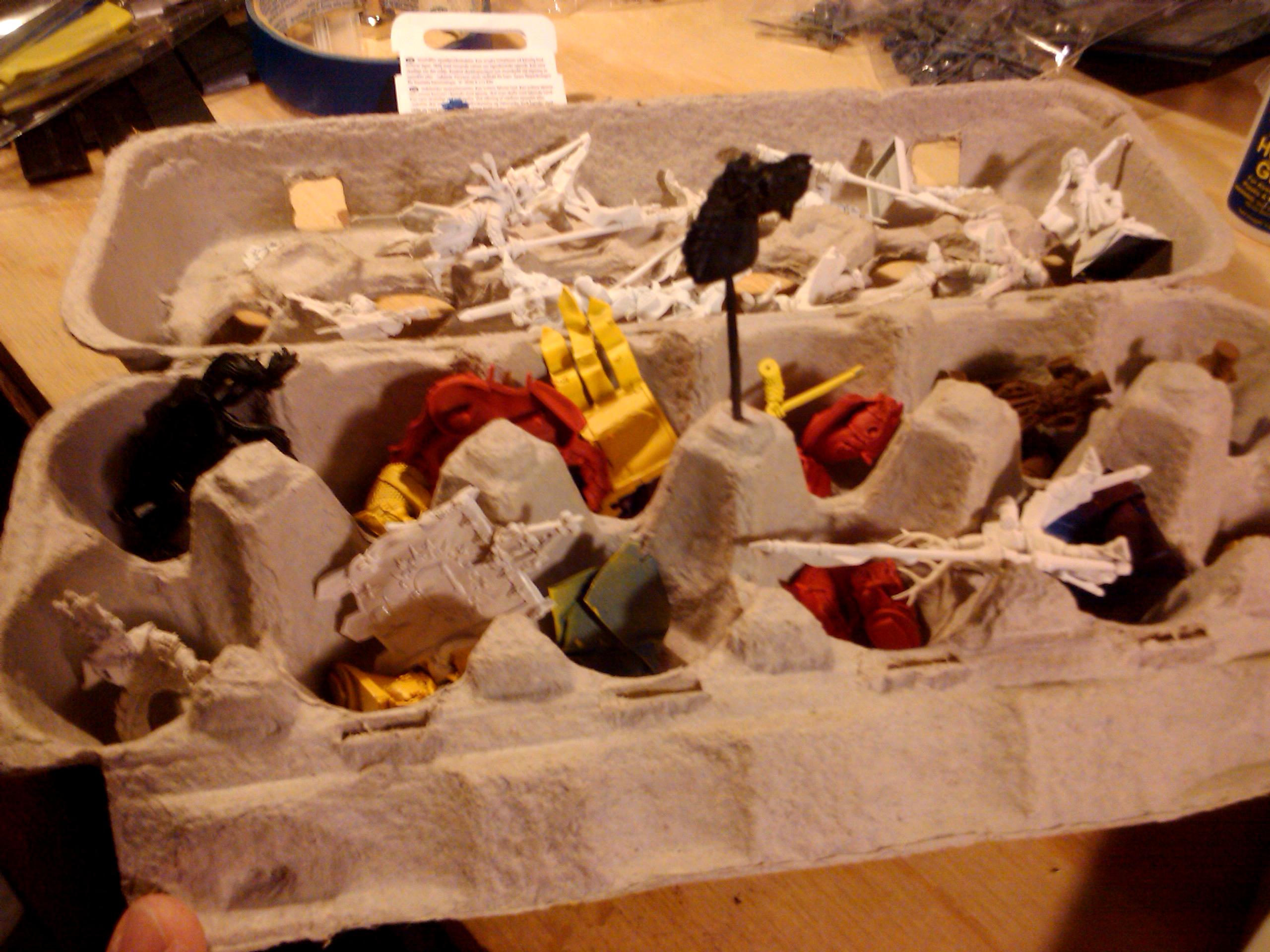 Archers, Bretonnians, Build, Grail, Hobby, Knights, Men At Arms, Painting, Peasant, Pegasus, Warhammer Fantasy, Wf