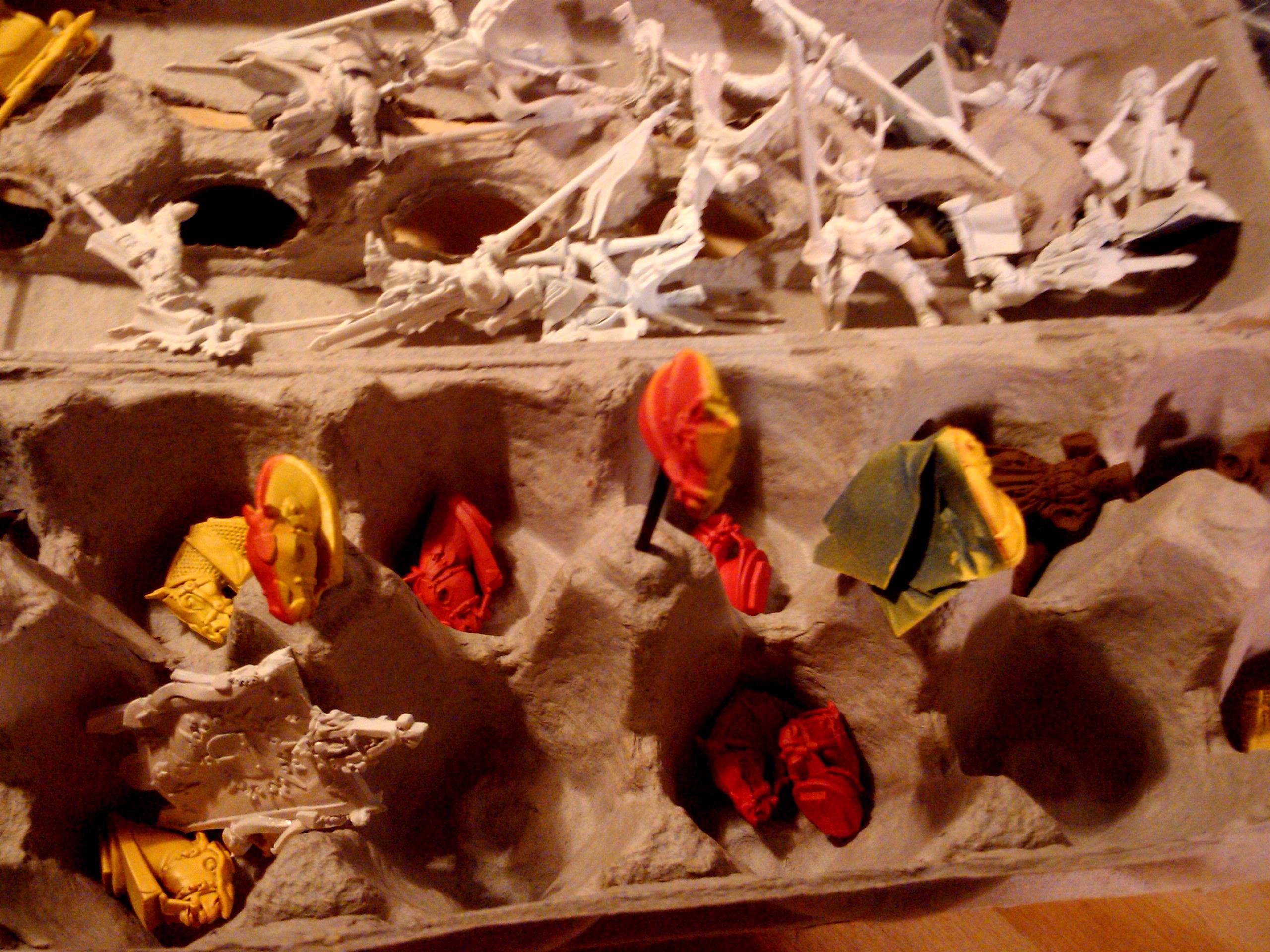 Archers, Bretonnians, Build, Grail, Hobby, Knights, Men At Arms, Painting, Peasant, Pegasus, Warhammer Fantasy, Wf