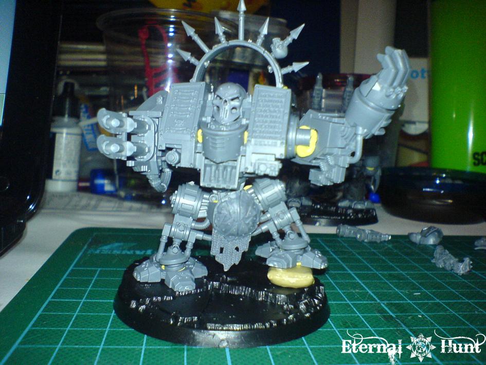 Chaos, Chaos Space Marines, Conversion, Dreadnought, Work In Progress, World Eaters