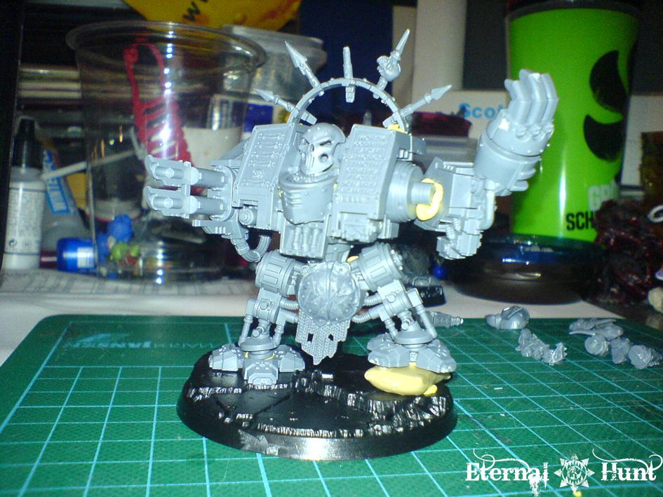 Chaos, Chaos Space Marines, Conversion, Dreadnought, Work In Progress, World Eaters