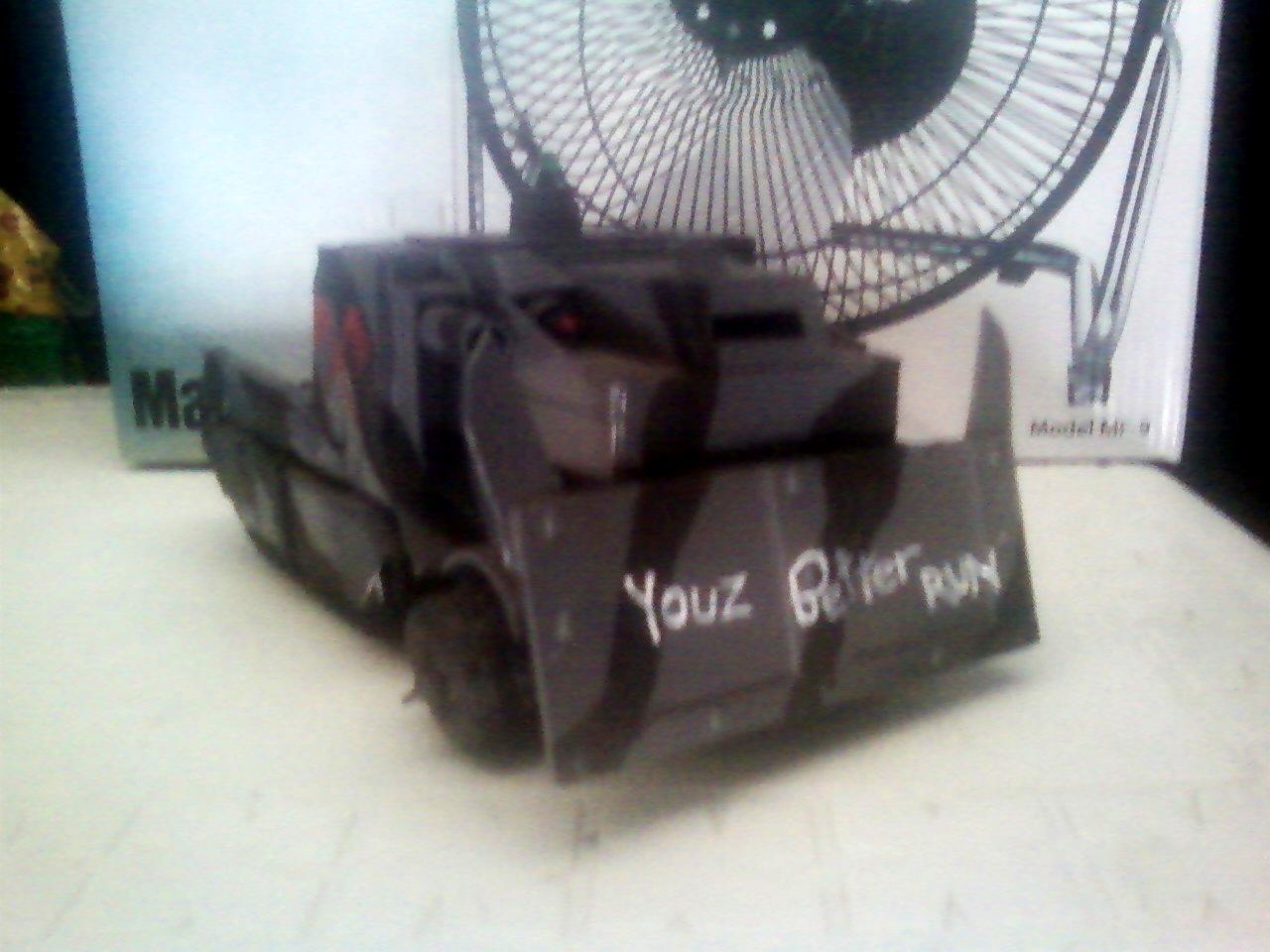 Orks, bloodaxe battlewagon
