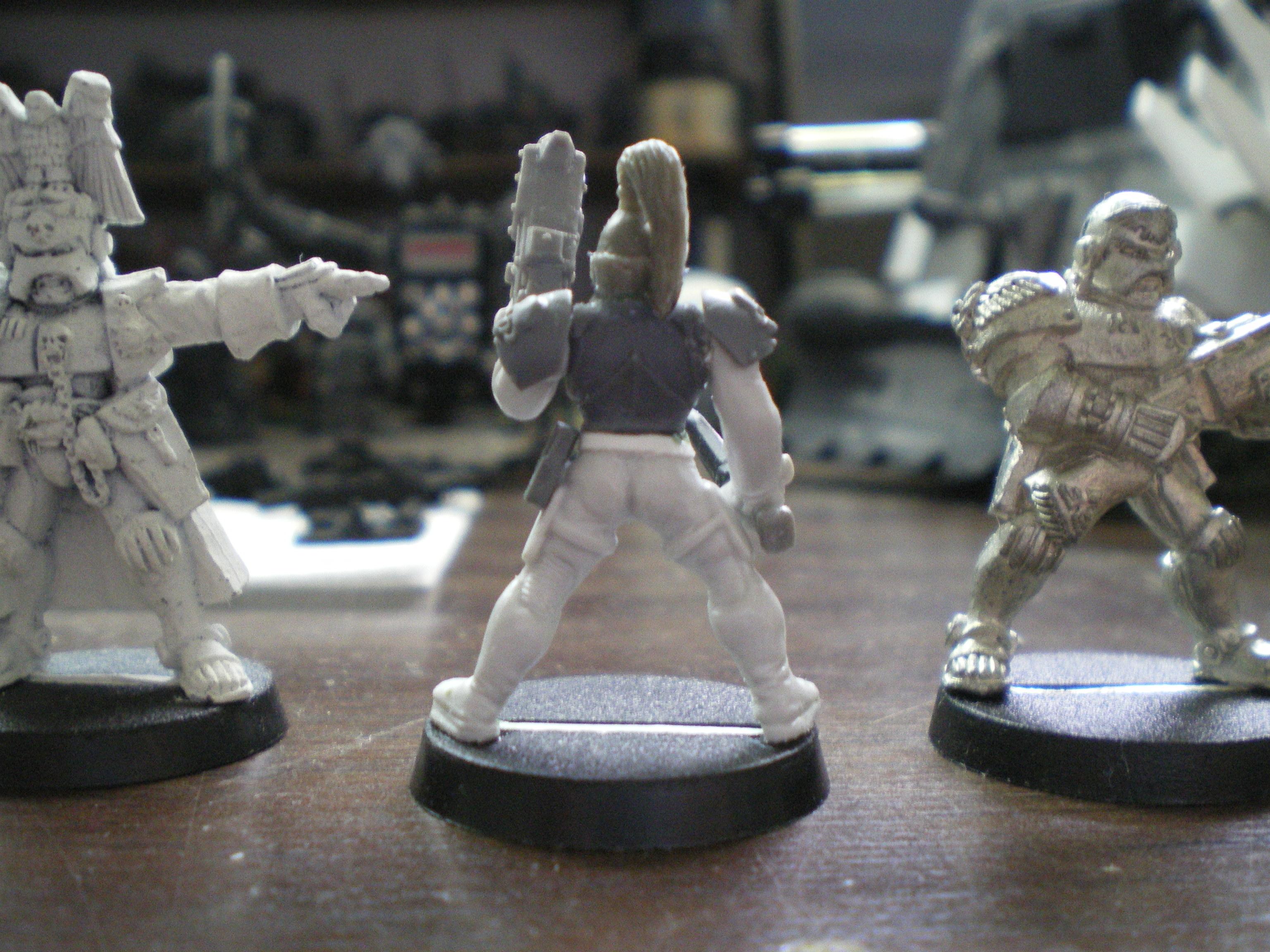 Female Woman Adeptus Arbite Custom