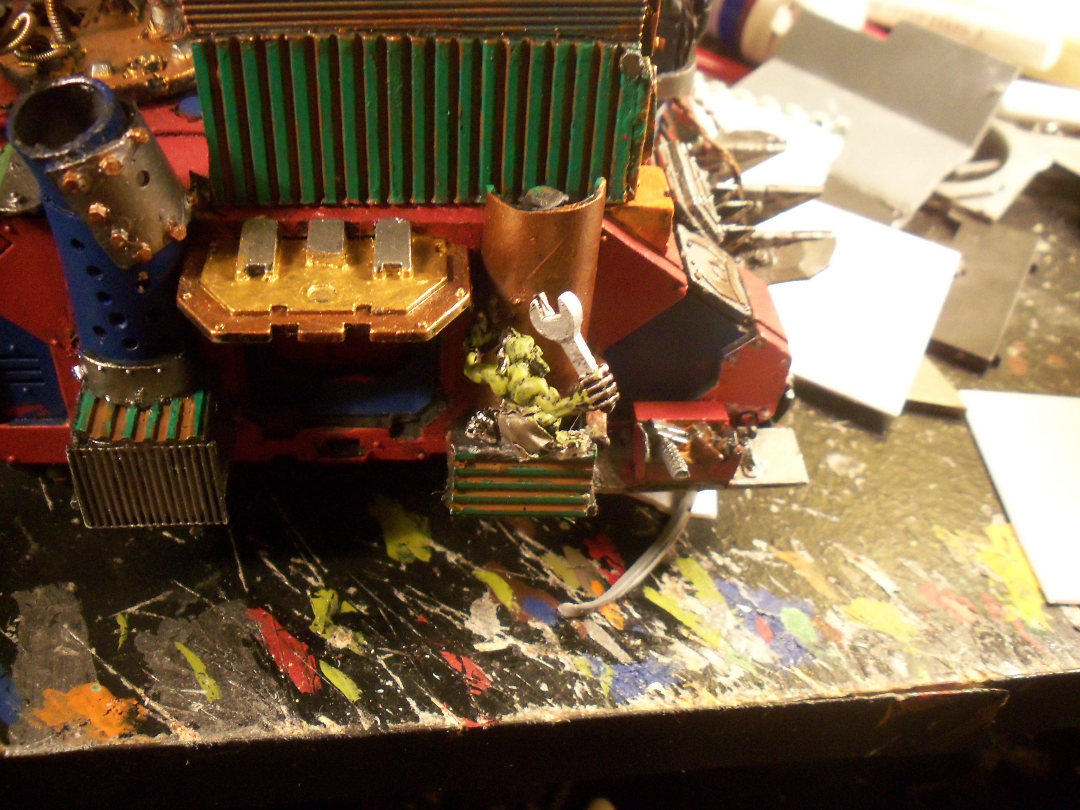 Orks, rear view of gretchin