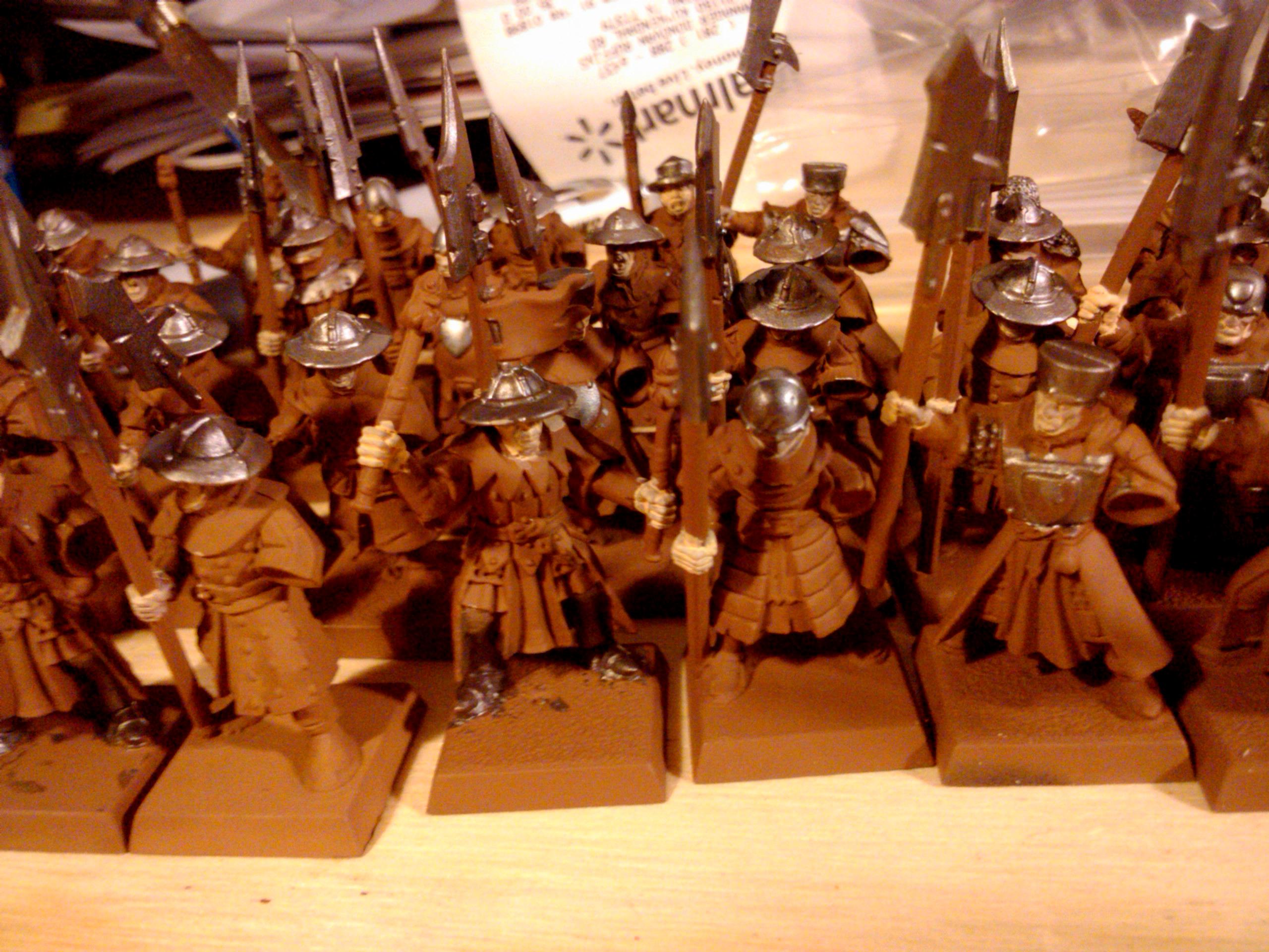 Archers, Bretonnians, Build, Grail, Hobby, Knights, Men At Arms, Painting, Peasant, Pegasus, Warhammer Fantasy, Wf