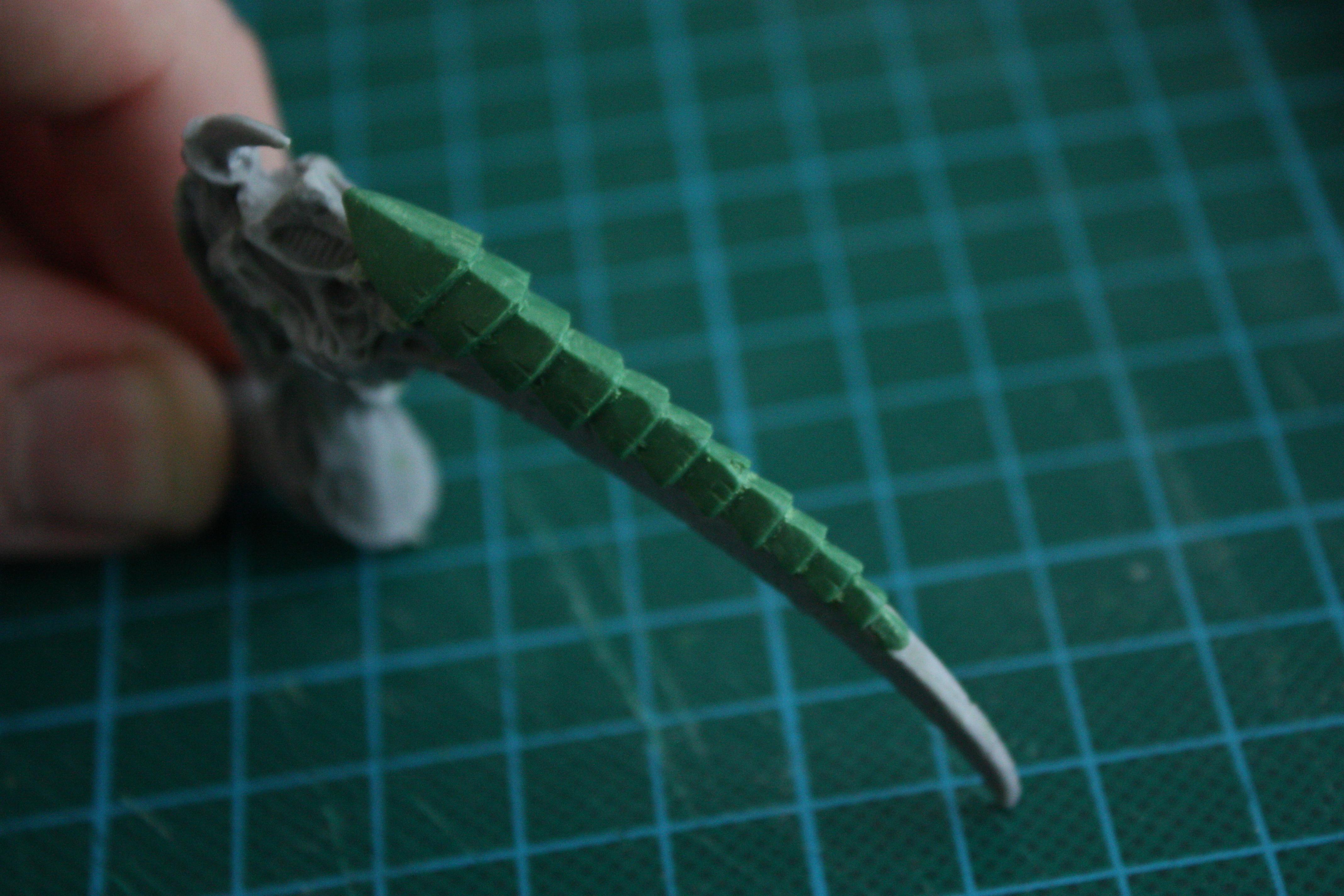 Post clean-up claw carapace