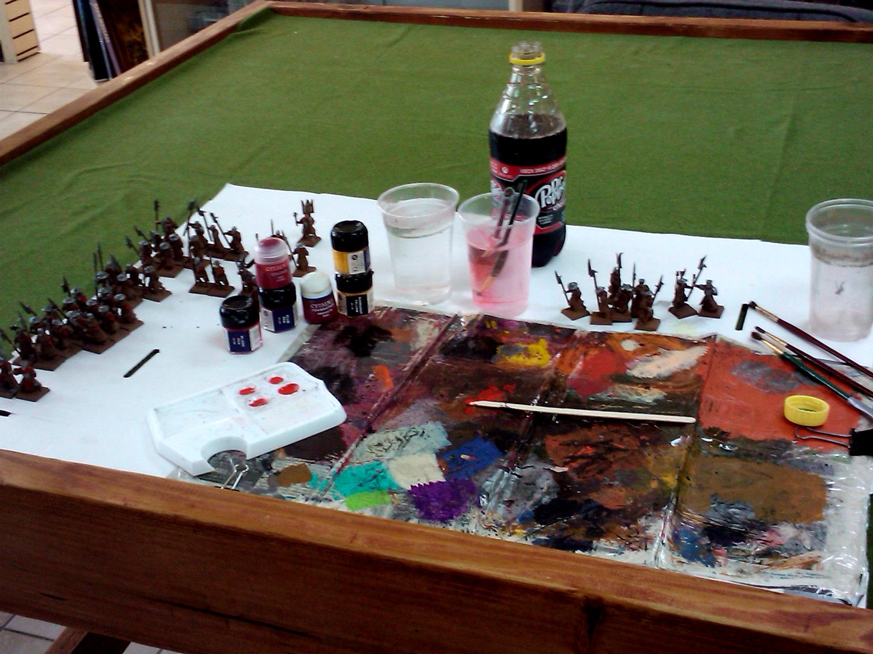 Archers, Bretonnians, Build, Grail, Hobby, Knights, Men At Arms, Painting, Peasant, Pegasus, Warhammer Fantasy, Wf