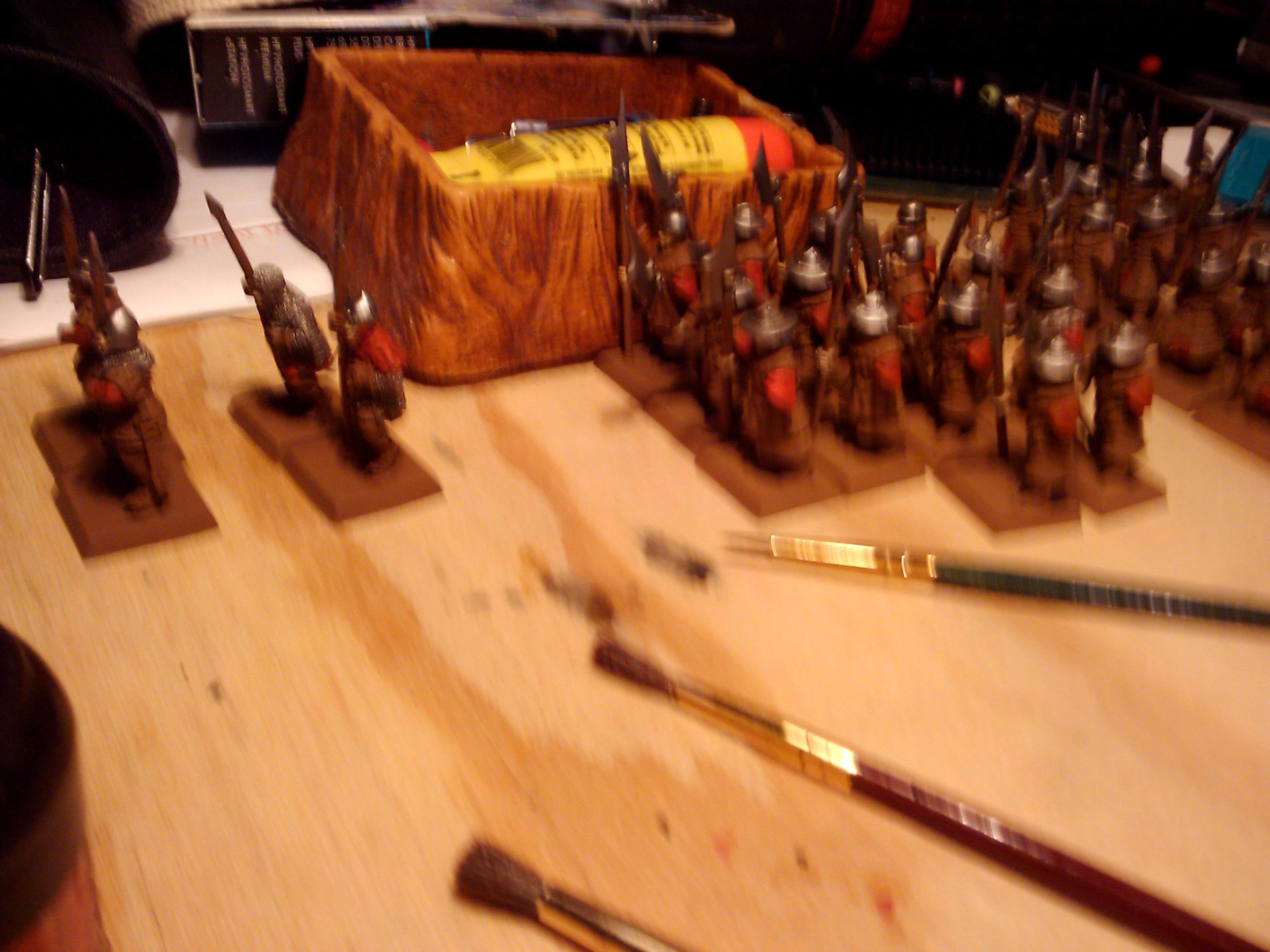 Archers, Bretonnians, Build, Grail, Hobby, Knights, Men At Arms, Painting, Peasant, Pegasus, Warhammer Fantasy, Wf