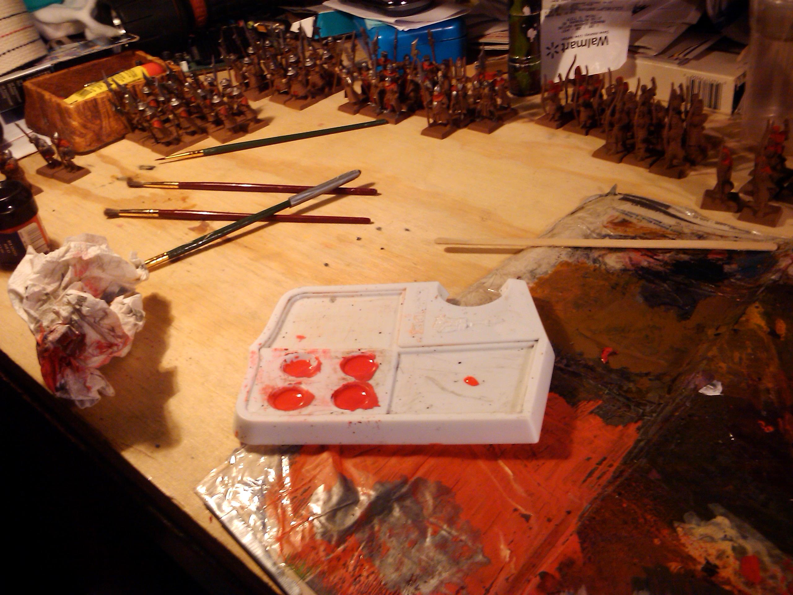 Archers, Bretonnians, Build, Grail, Hobby, Knights, Men At Arms, Painting, Peasant, Pegasus, Warhammer Fantasy, Wf