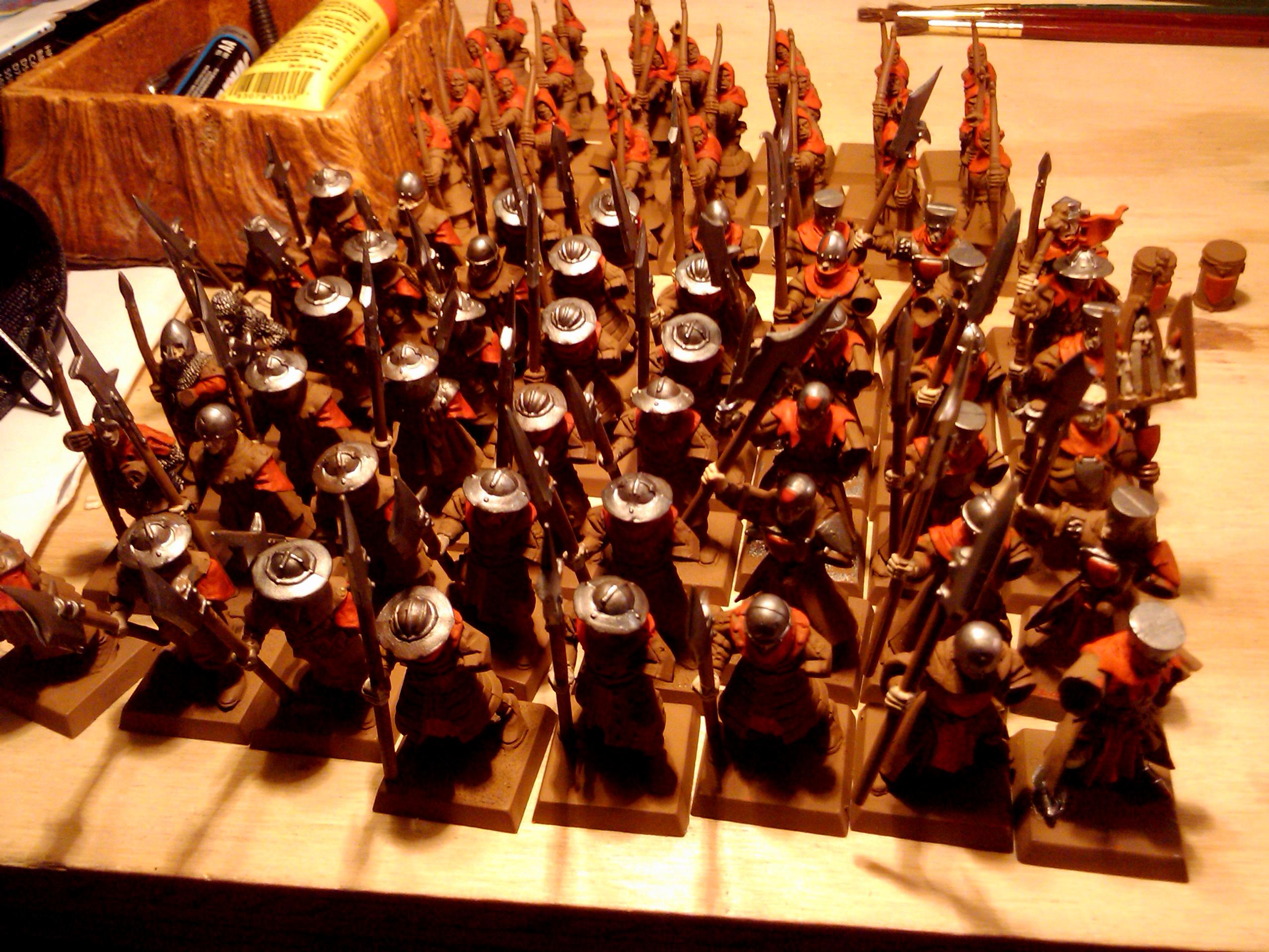 Archers, Bretonnians, Build, Grail, Hobby, Knights, Men At Arms, Painting, Peasant, Pegasus, Warhammer Fantasy, Wf