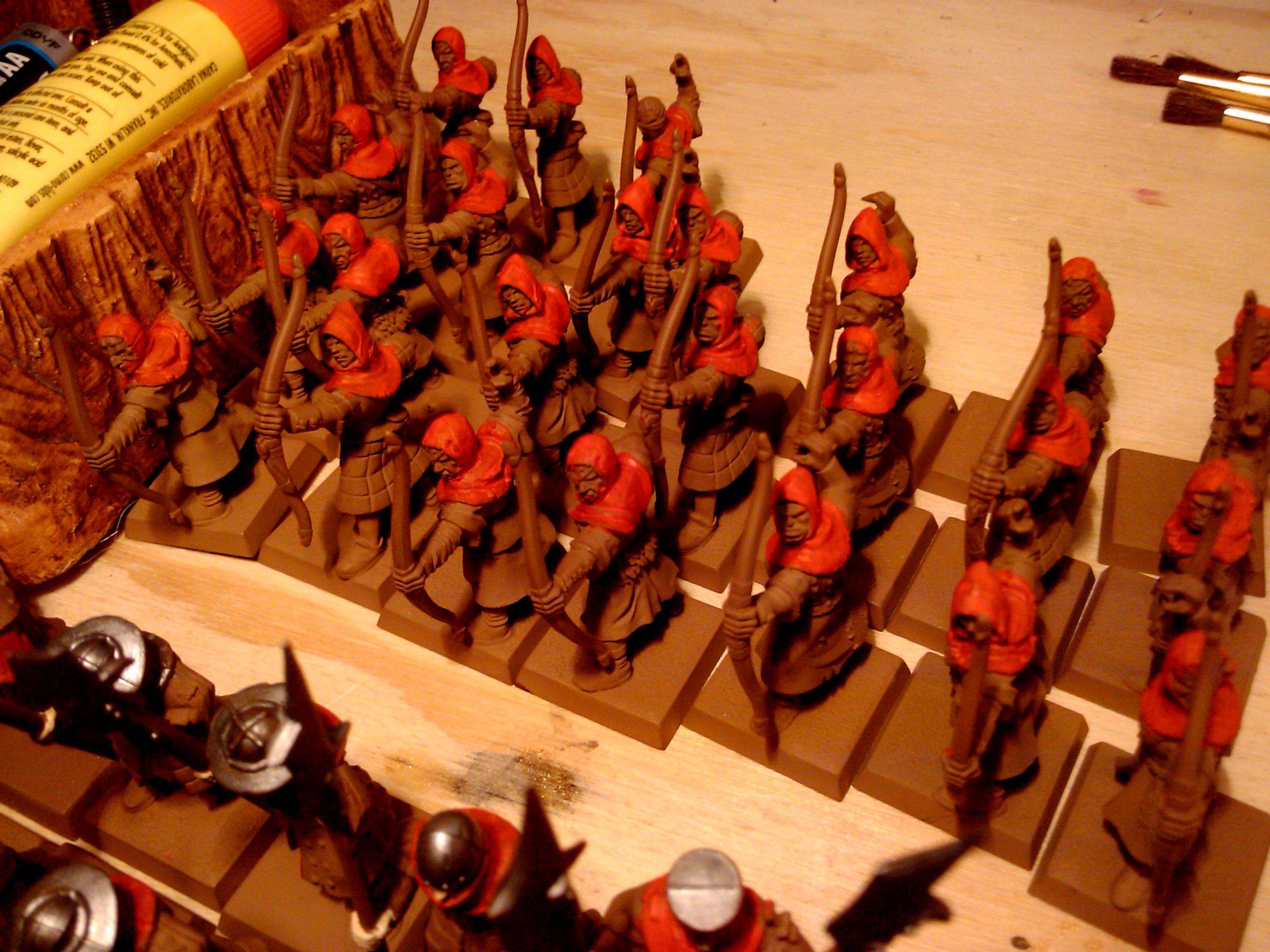 Archers, Bretonnians, Build, Grail, Hobby, Knights, Men At Arms, Painting, Peasant, Pegasus, Warhammer Fantasy, Wf