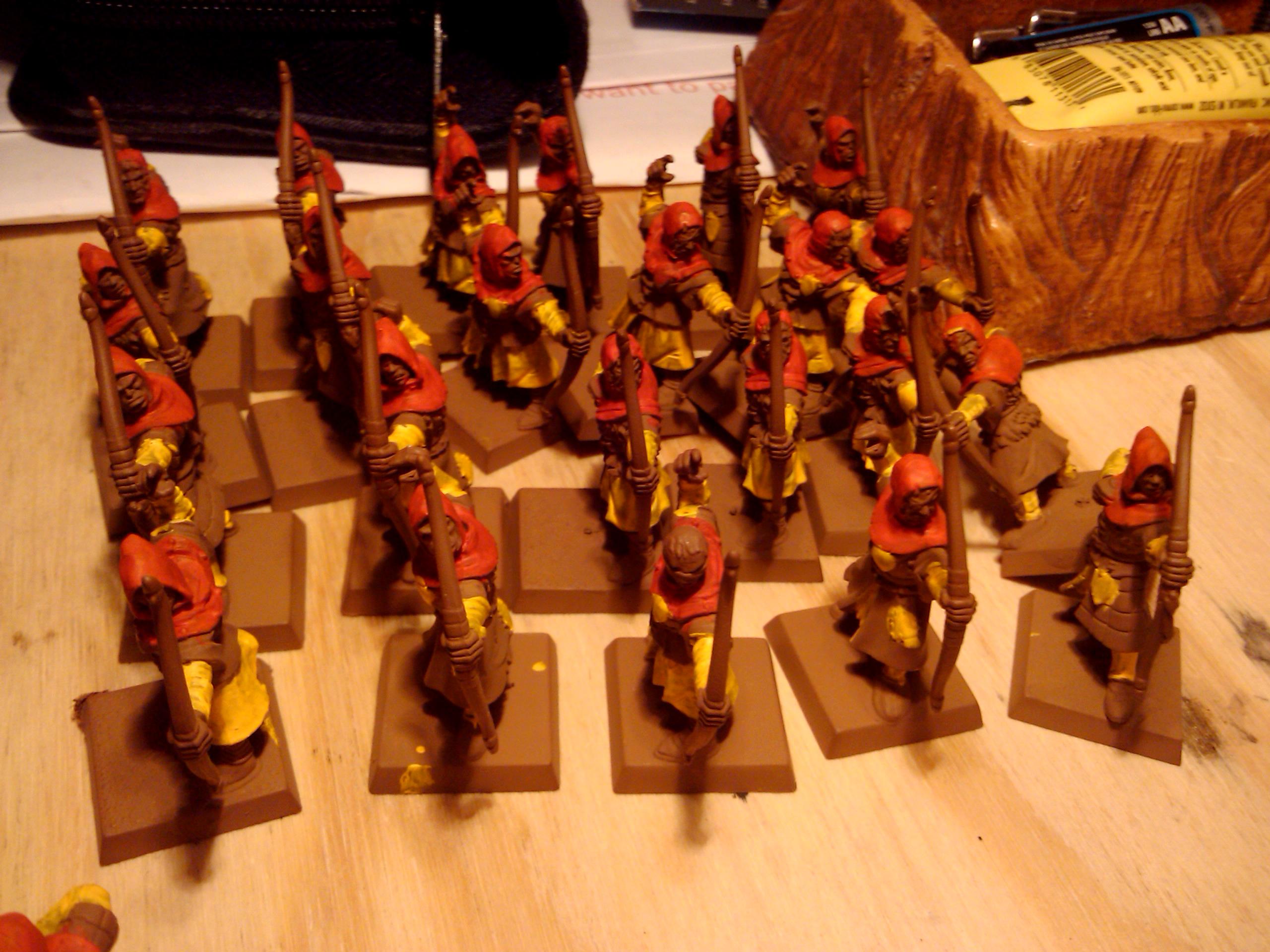 Archers, Bretonnians, Build, Grail, Hobby, Knights, Men At Arms, Painting, Peasant, Pegasus, Warhammer Fantasy, Wf