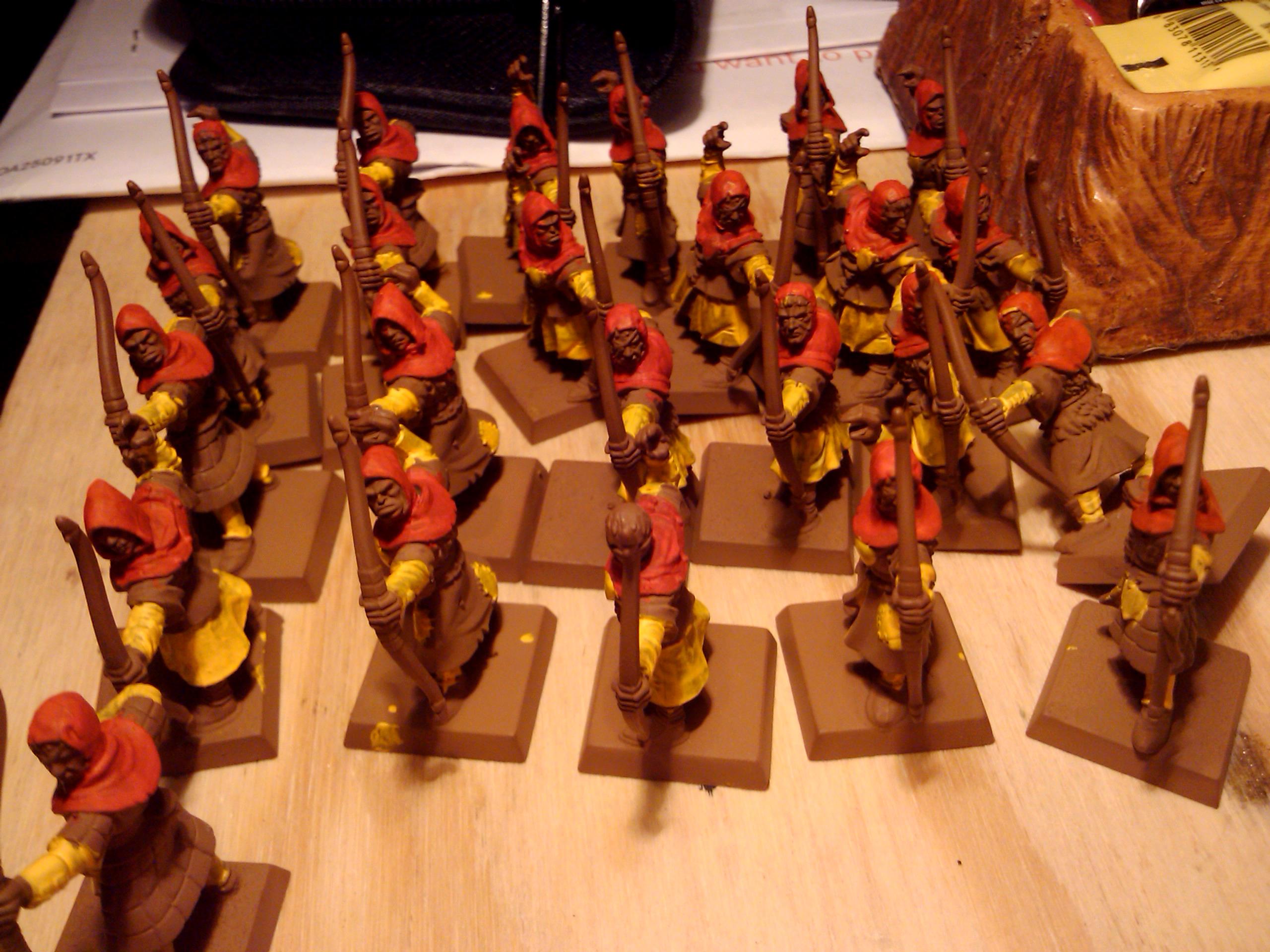 Archers, Bretonnians, Build, Grail, Hobby, Knights, Men At Arms, Painting, Peasant, Pegasus, Warhammer Fantasy, Wf