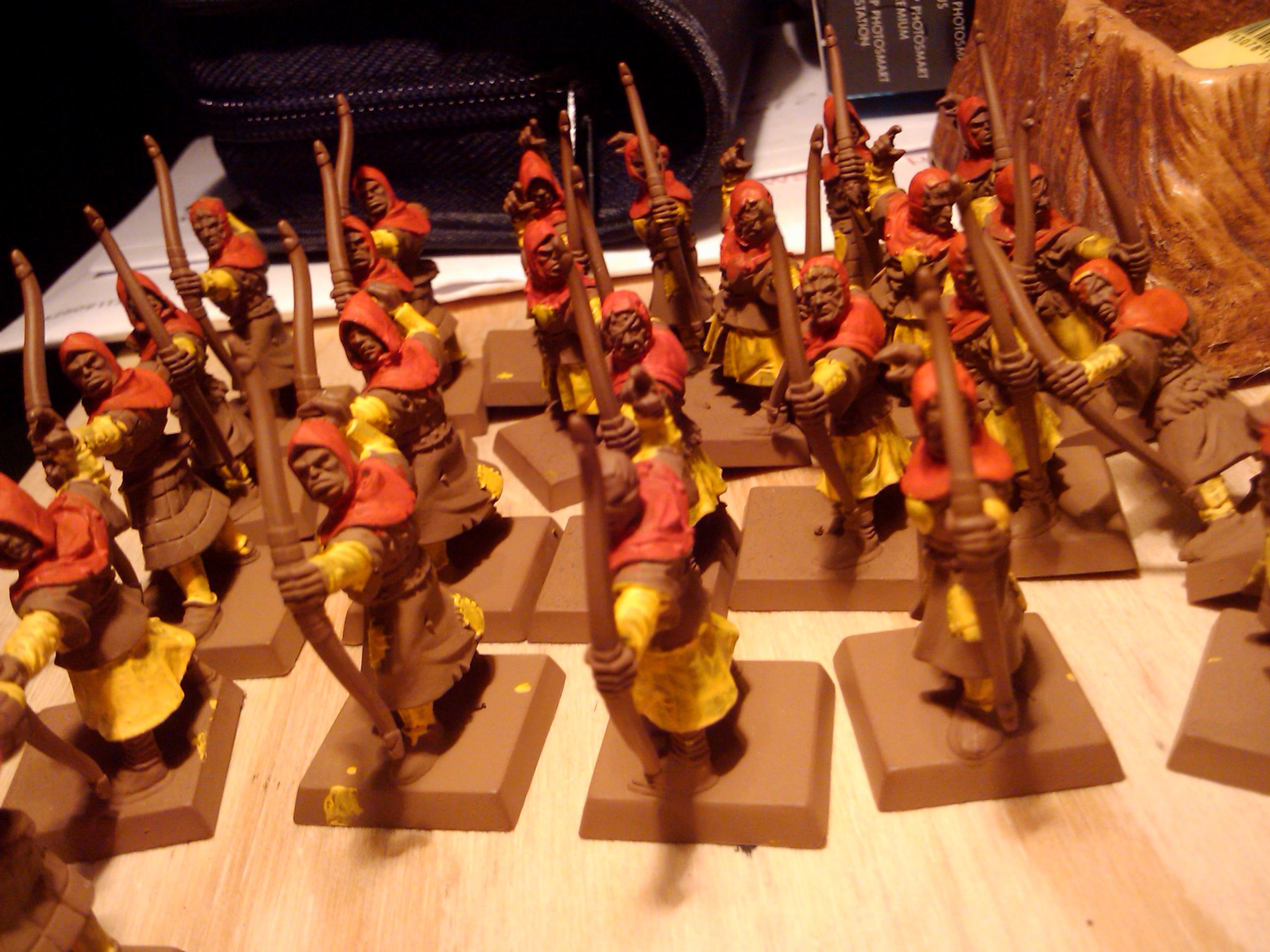 Archers, Bretonnians, Build, Grail, Hobby, Knights, Men At Arms, Painting, Peasant, Pegasus, Warhammer Fantasy, Wf