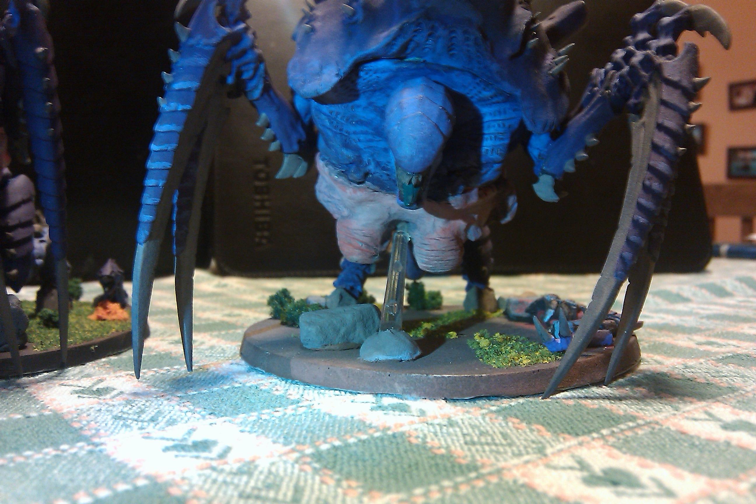 The wash effects on the first creature turned into more of a grey mess than the nice smooth pink's and reds and whites found on my second attempt