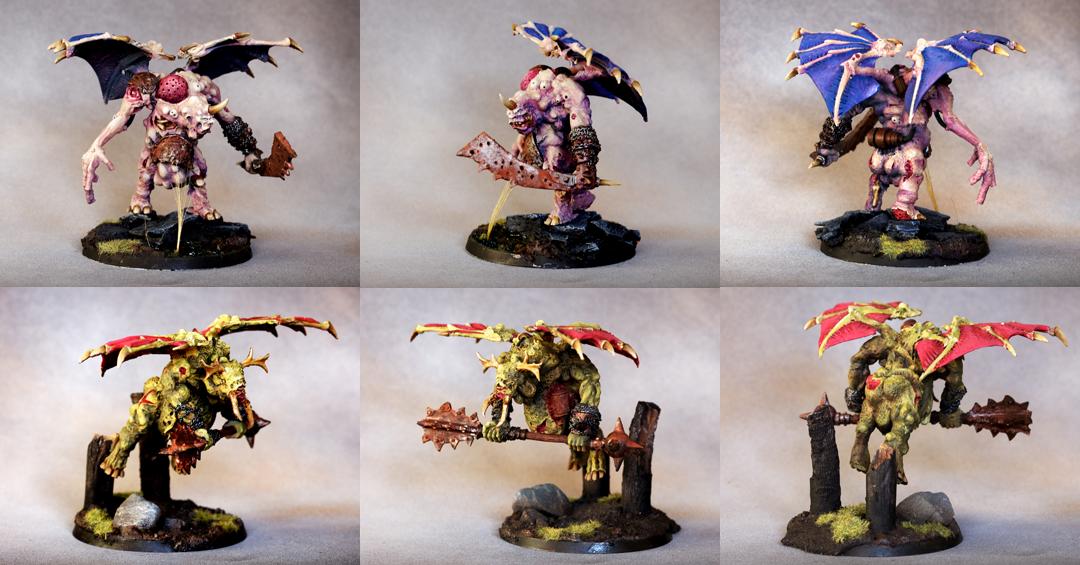 Conversion, Nurgle, Winged Daemons