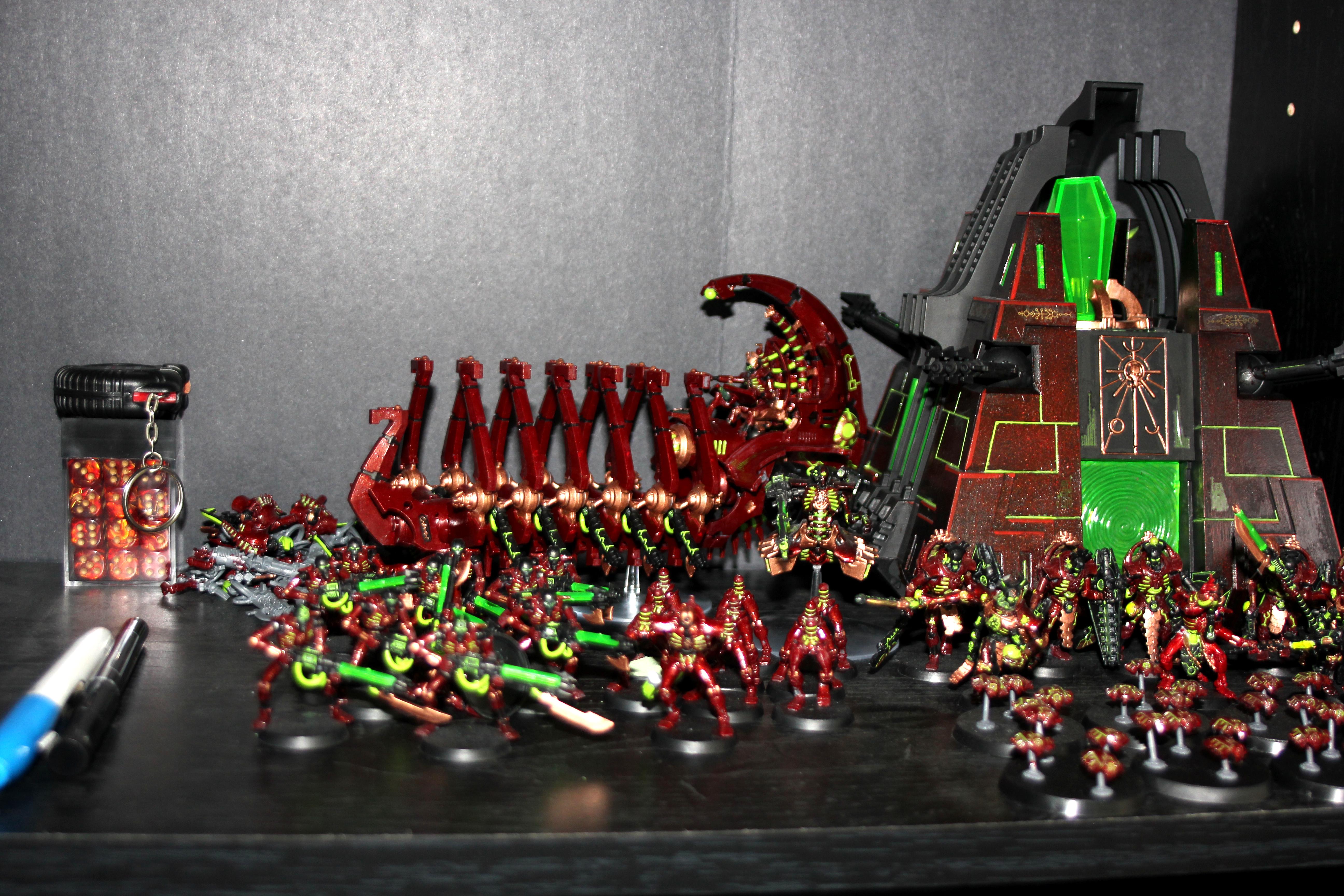 Necrons, Non Metal, Red