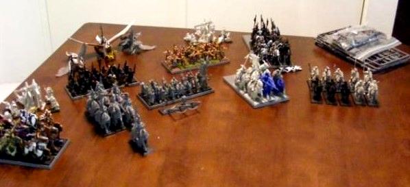 Archers, Bretonnians, Build, Grail, Hobby, Knights, Men At Arms, Painting, Peasant, Pegasus, Warhammer Fantasy, Wf