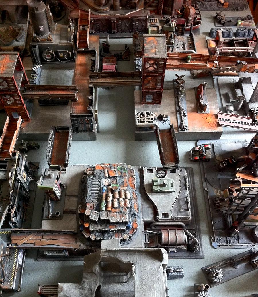 Necromuda, Scratch Build, Terrain, Underhive