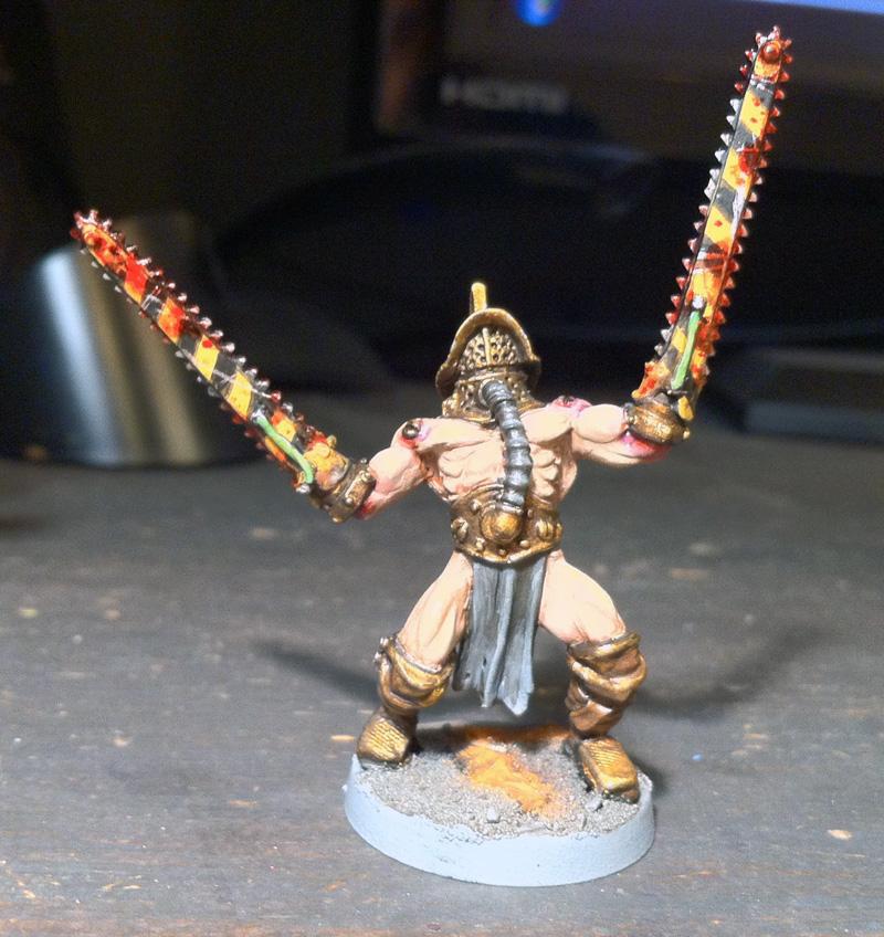 Cyborg, Gladiator, Necromunda, Pitslaves