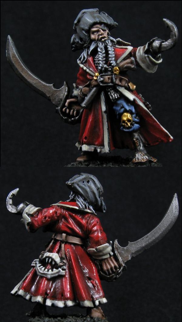 Coat, Hook, Mordheim, Pirate, Red