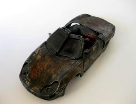 Burned, Cars, Terrain, Warhammer 40,000, Wreck