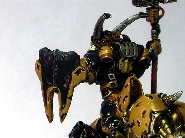 40k Beastmen, Beastmen, Centaur, Chaos, Conversion, Warhammer 40,000, Yellow