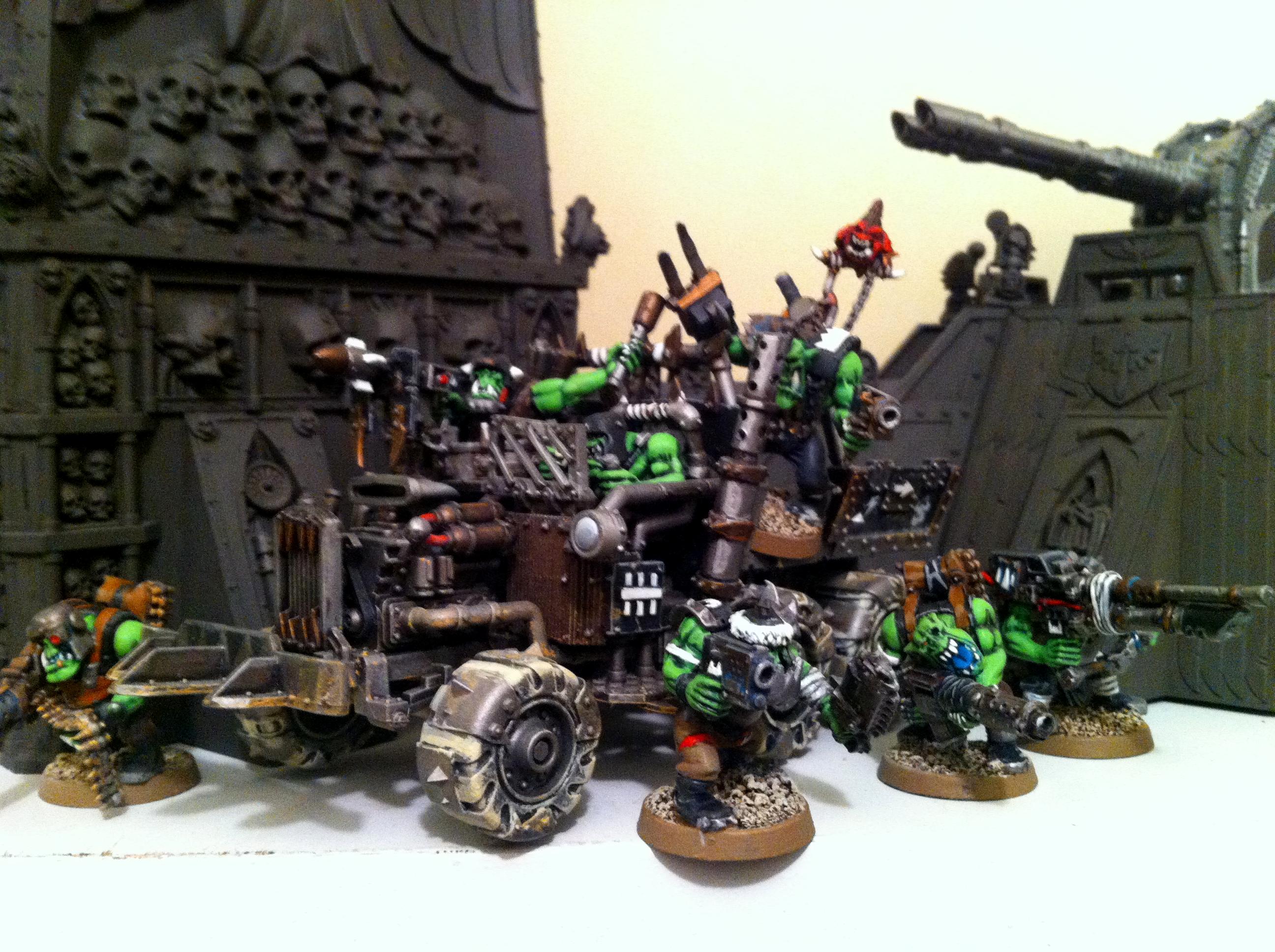 Ork Boyz Trukk Nob Big Shoota Lootaz