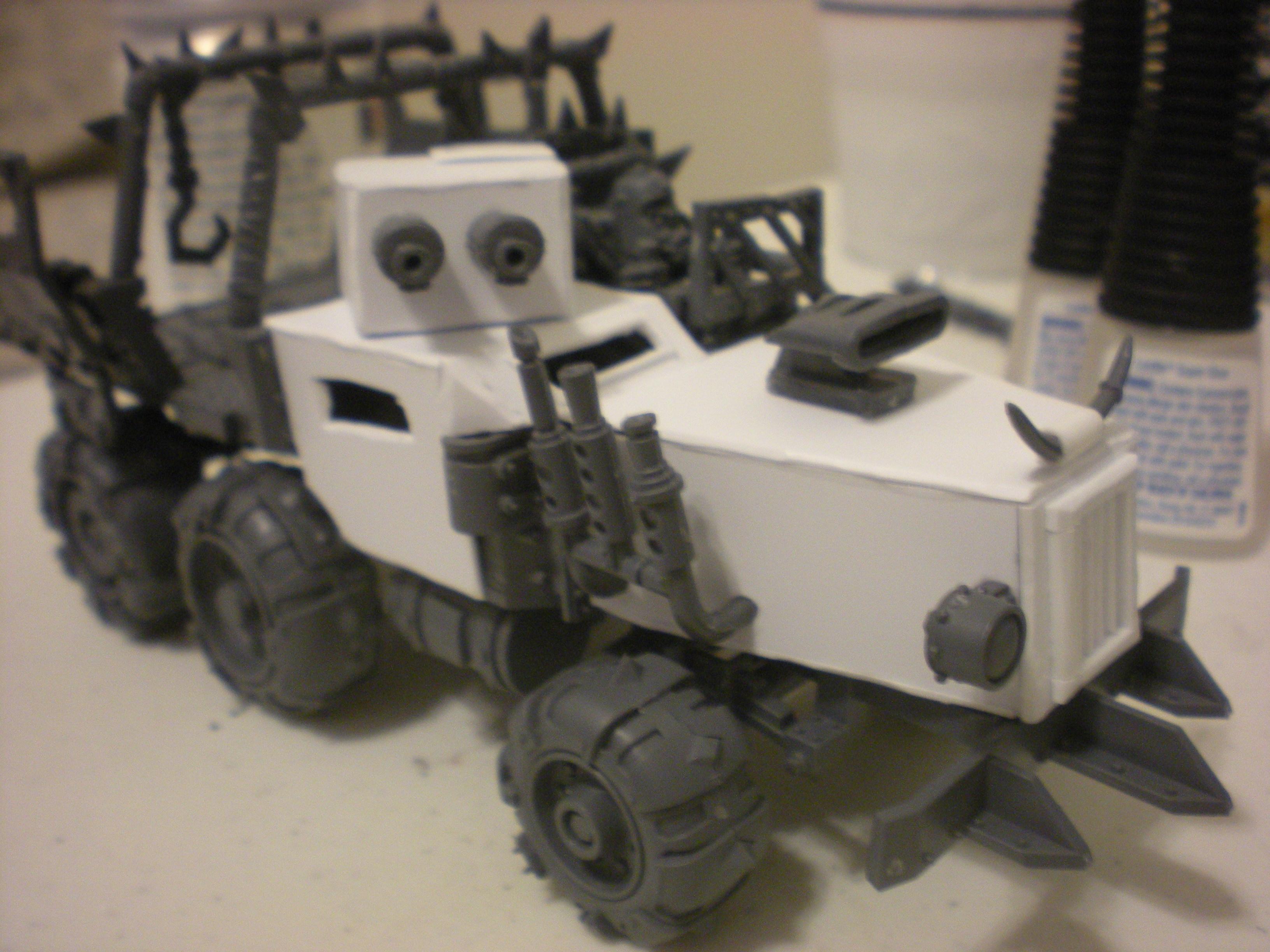 Goff, Orks, Trukk, WIP Goff Trukk