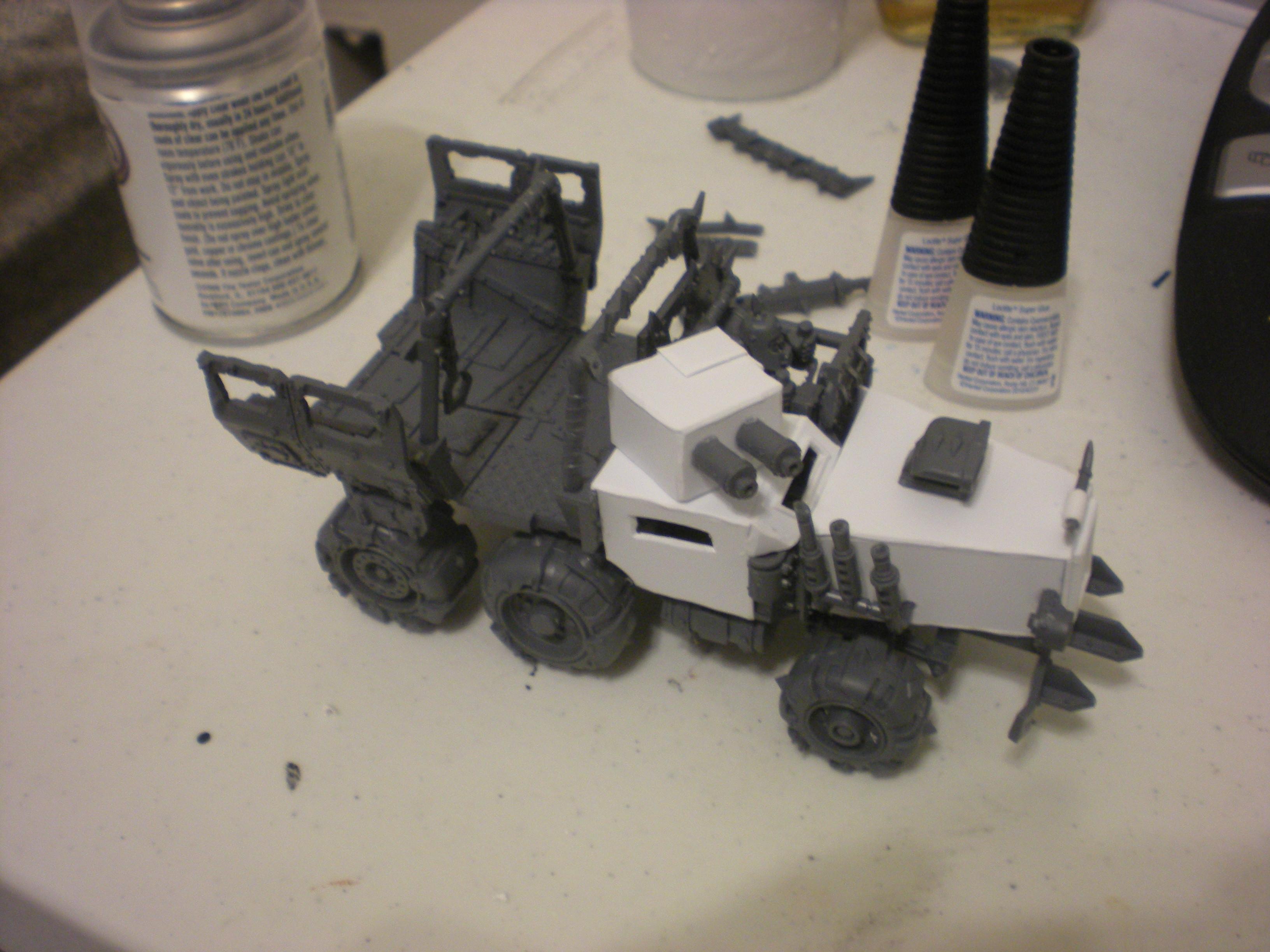 Goff, Orks, Trukk, WIP Goff Trukk