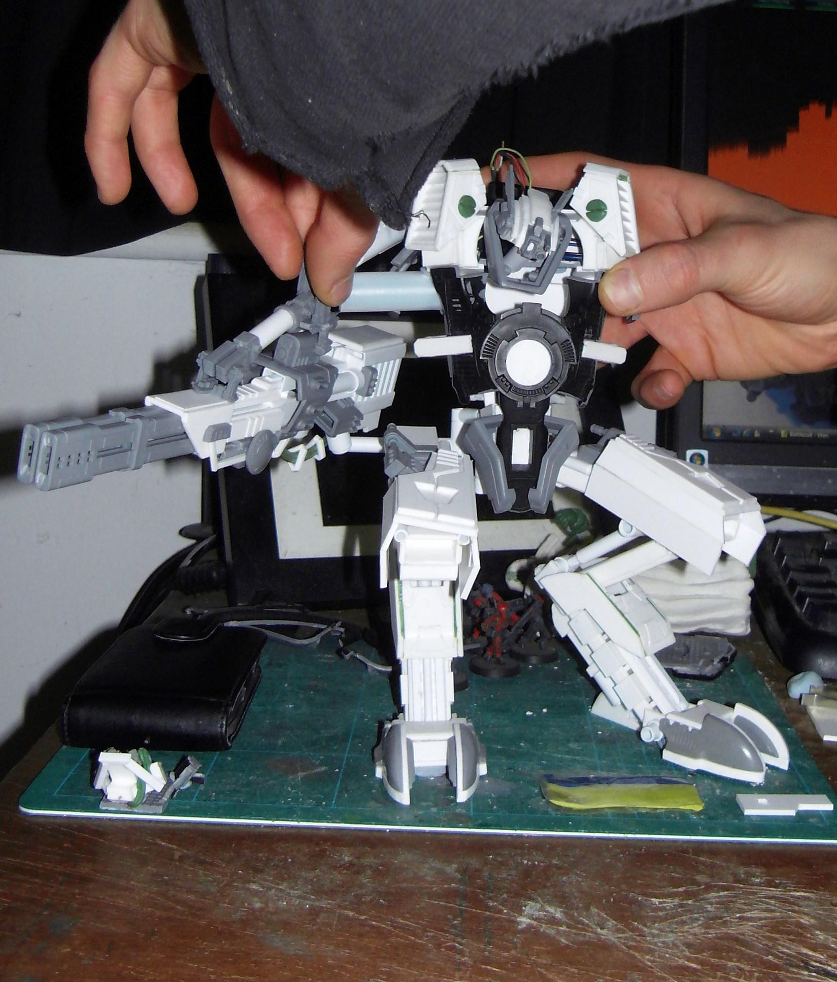 000 Tau, 40k Tau, Battlesuit, Conversion, Hand Made, Scratch Build, Tau, Tau Battlesuit, Tau Empire, Tau Titan, Titan, Warhammer 40,000, Warhammer Fantasy, Warhammer Tau, Wip Titan