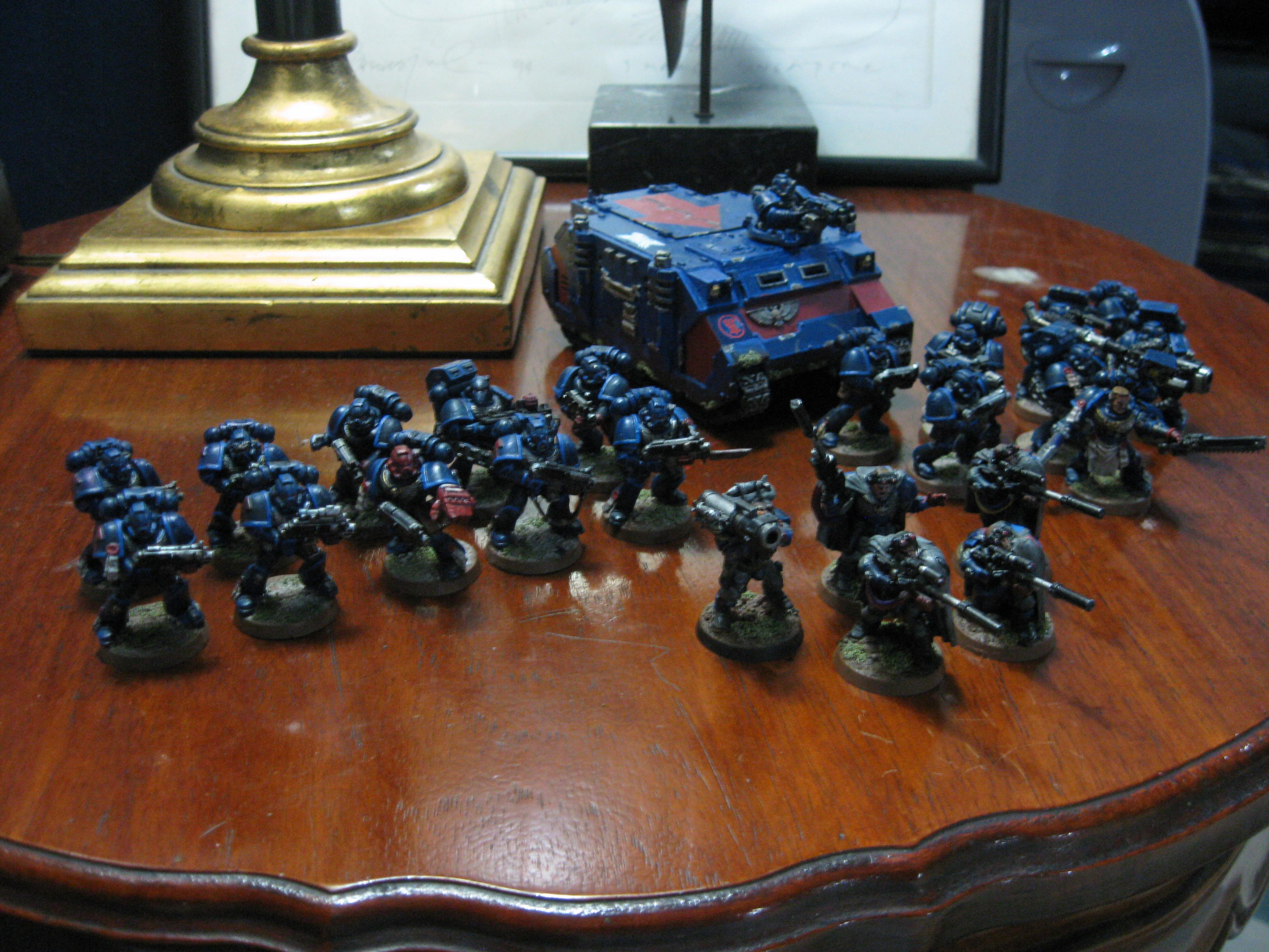 Here they are in a small table 